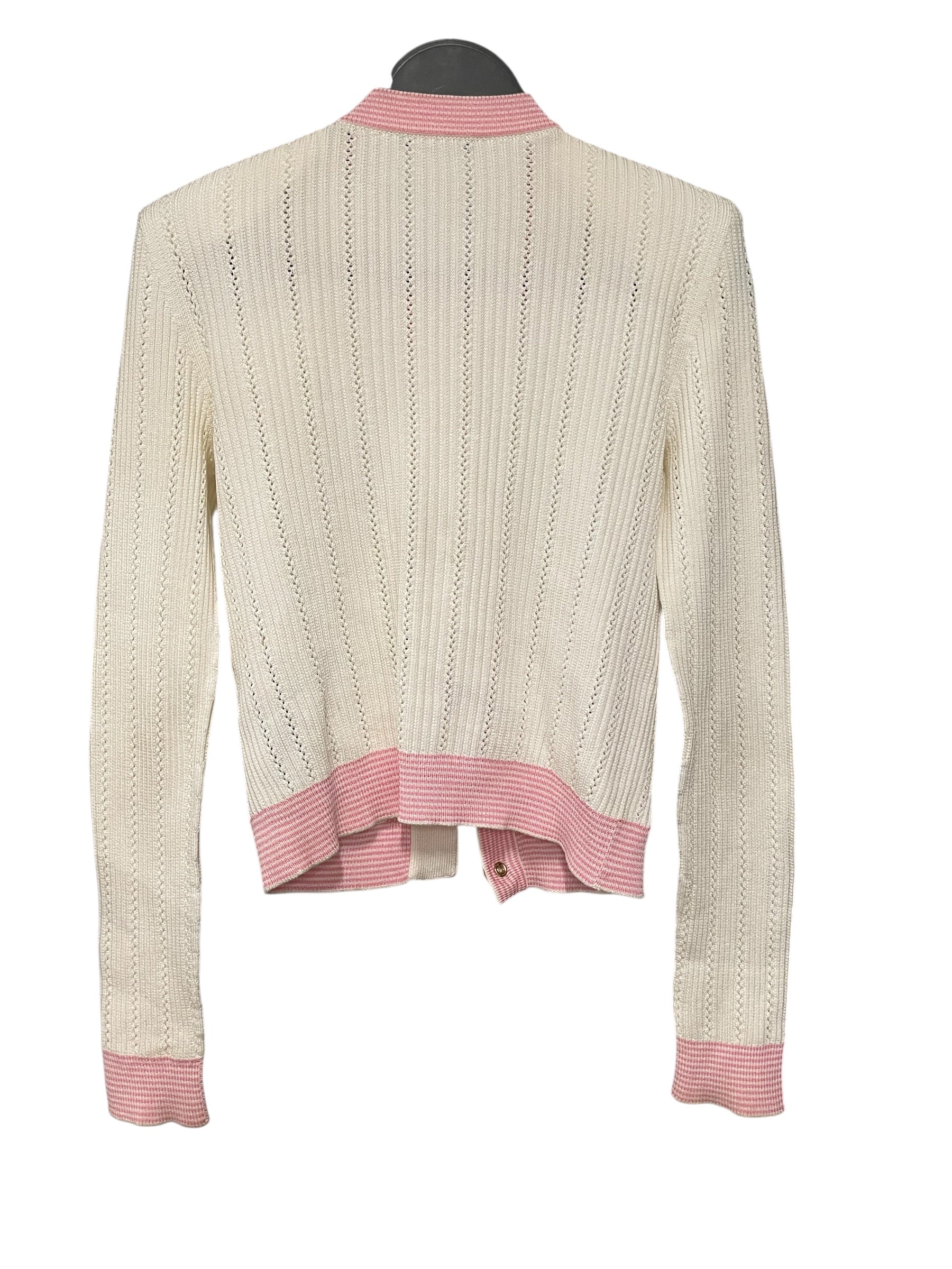 BALMAIN/Cardigan/36/WHT/KL012KE57 view 2