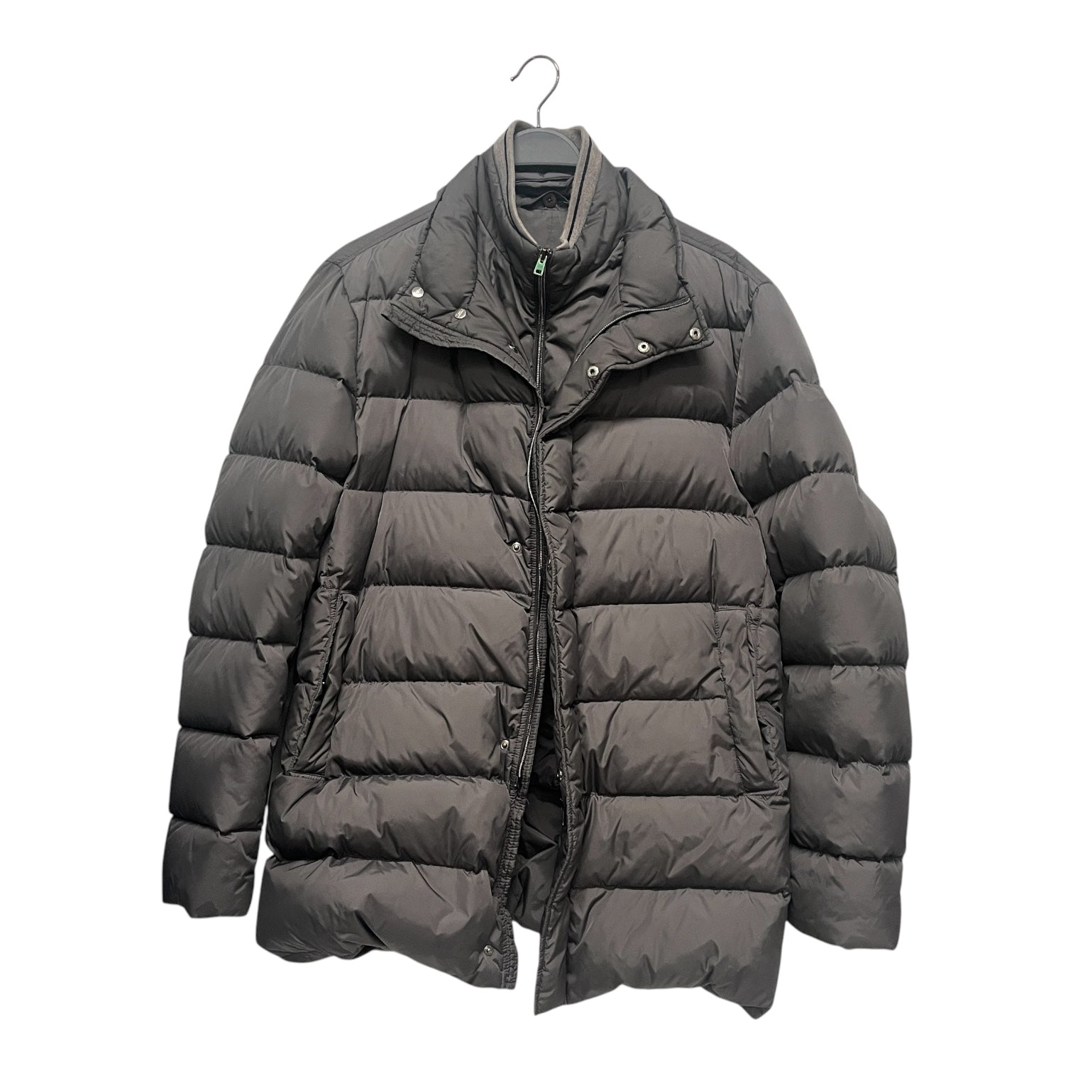 HERNO/Puffer Jkt/52/GRY/DOUBLE ZIPPER view 1