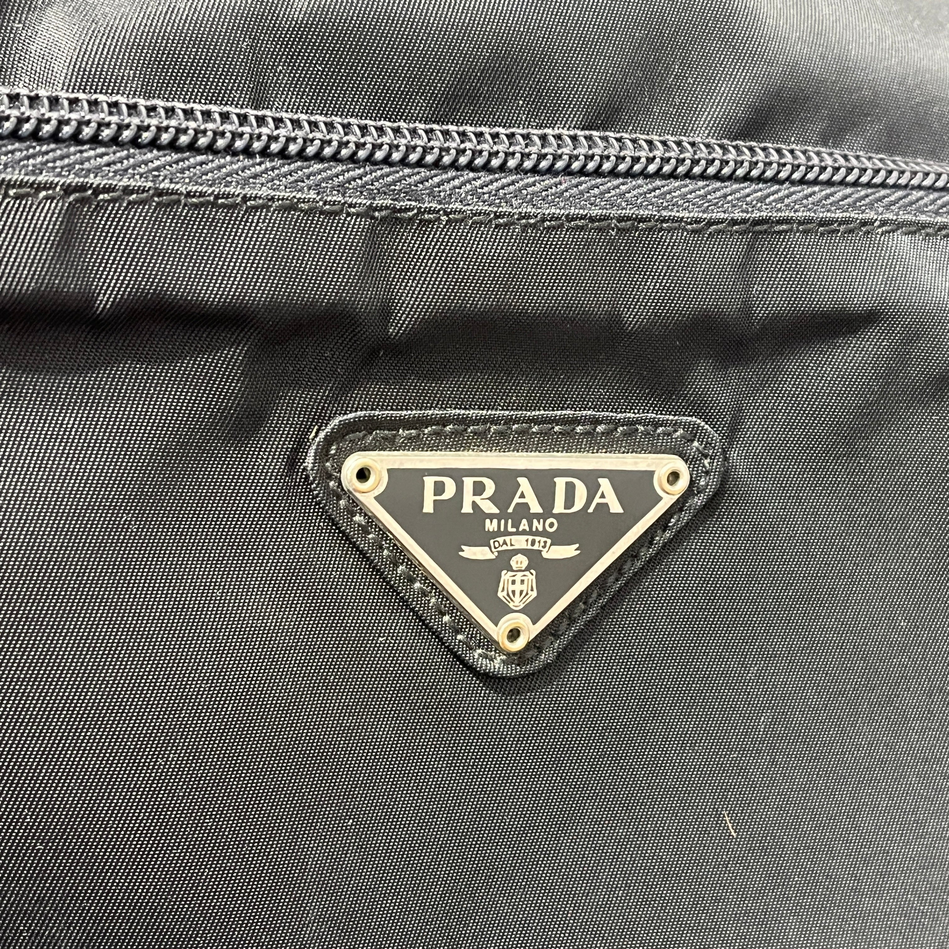 PRADA/Cross Body Bag/Nylon/BLK/tessuto crossbody bag view 5