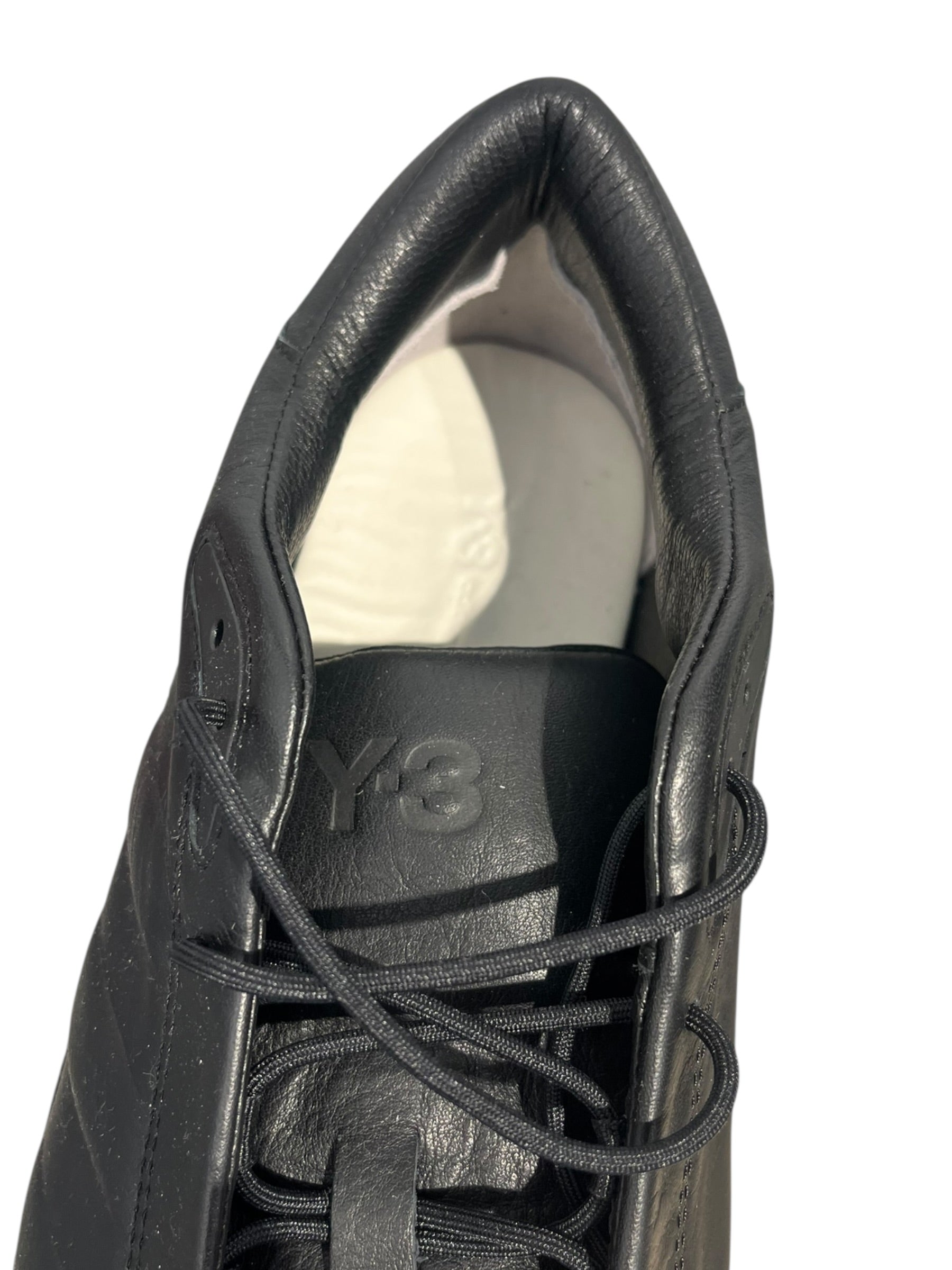 Y-3/Low-Sneakers/US 8/Leather/BLK/GSG9 LOW view 5