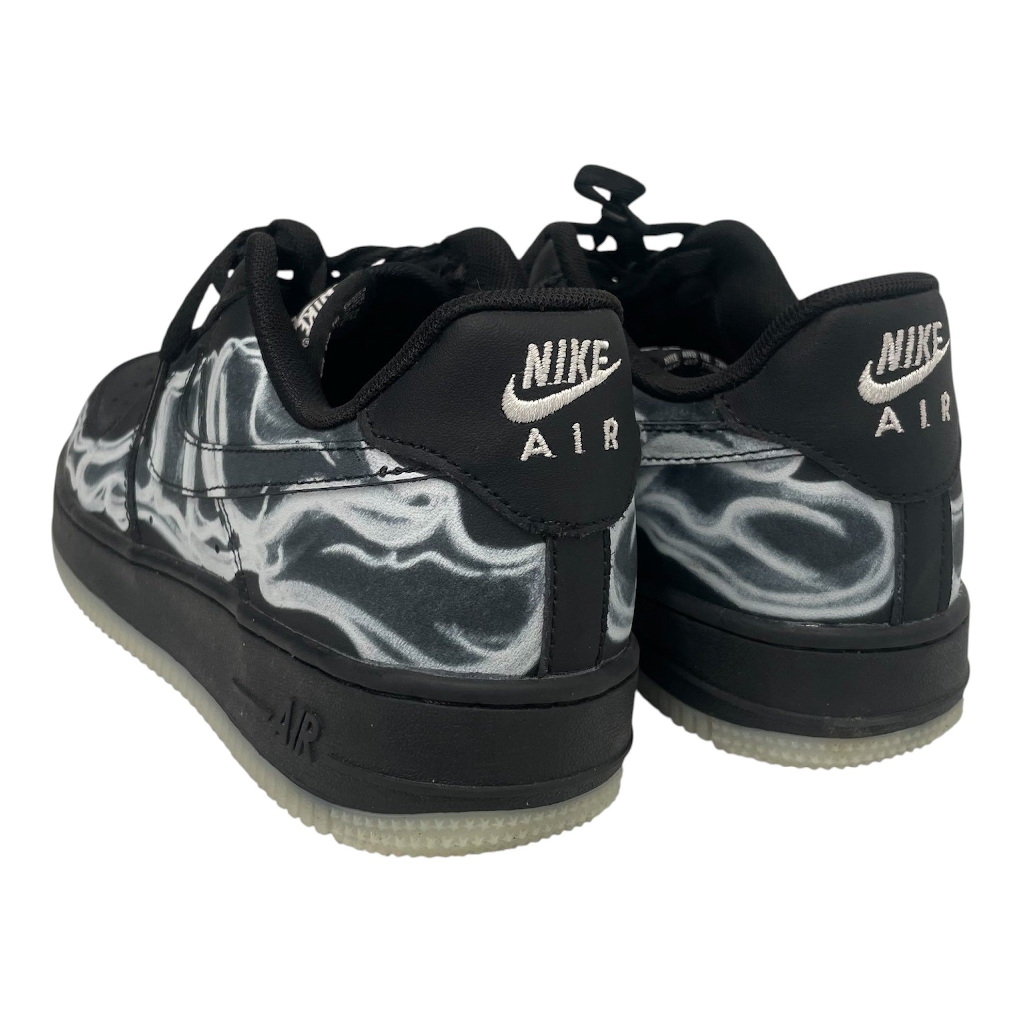 NIKE/Low-Sneakers/US 10/Leather/BLK/SKELETON view 3