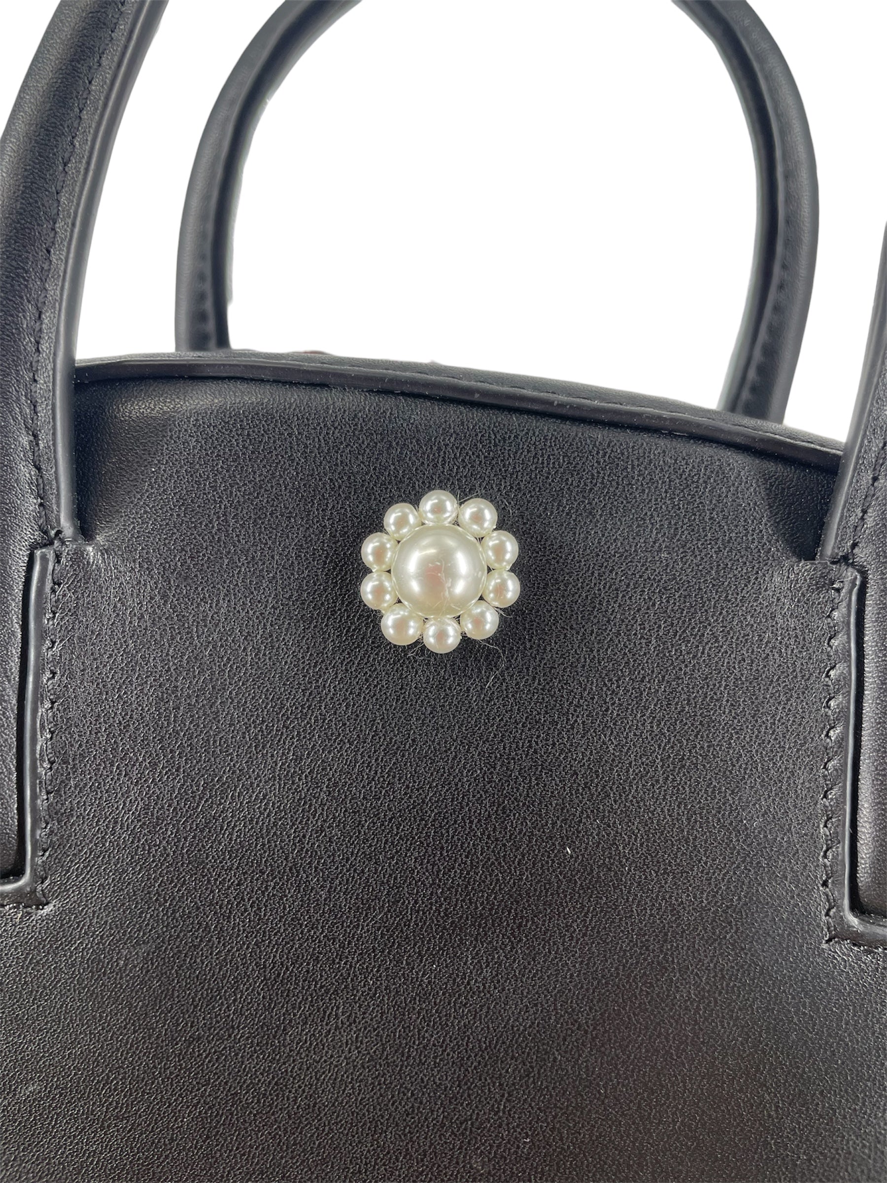 SIMONE ROCHA/Cross Body Bag/Leather/BLK/EGG CASE BAG view 5