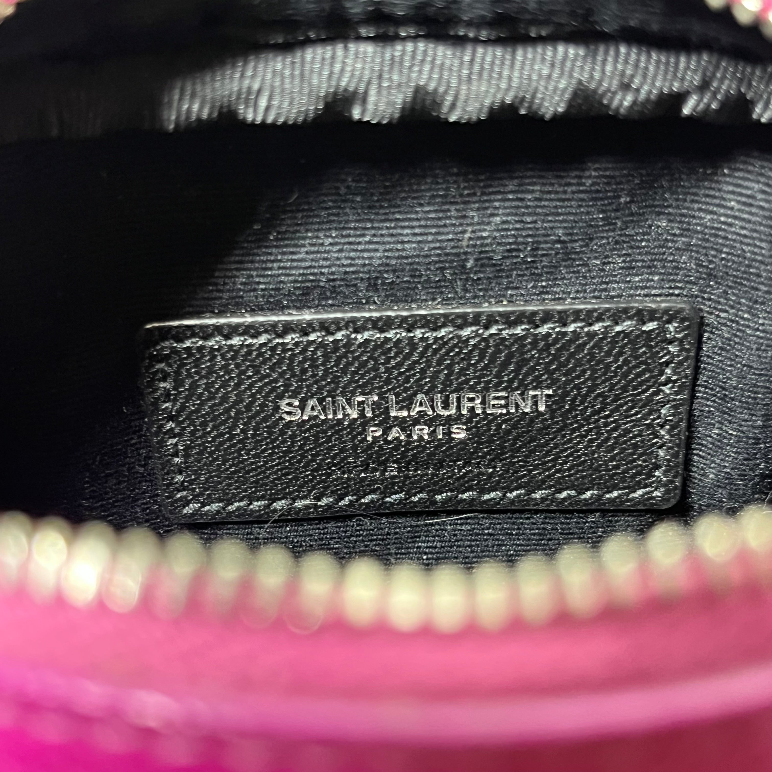SAINT LAURENT/Bag/Leather/PNK/Micro Matelasse Lou Camera Bag view 5