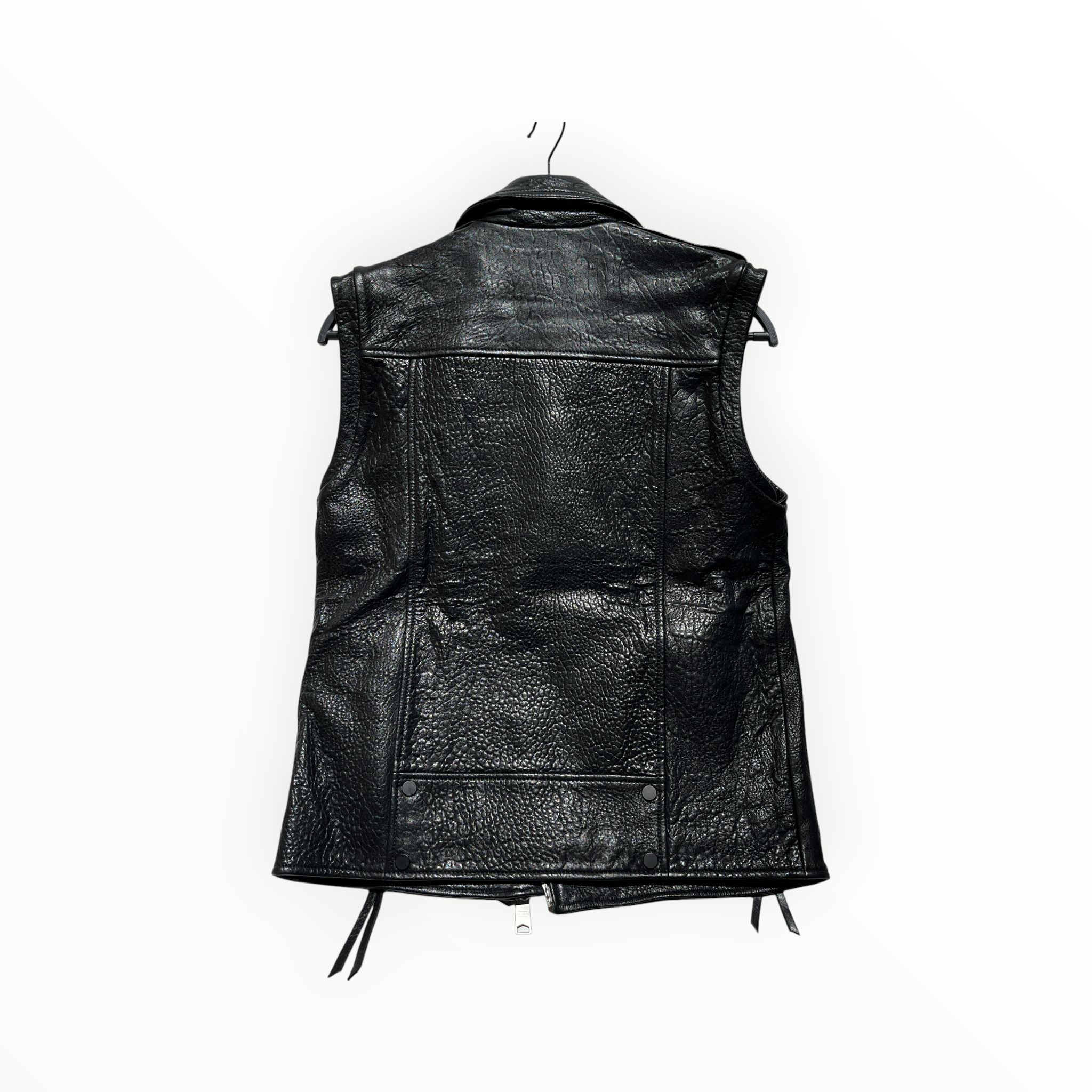 ALLSAINTS/Vest/S/Leather/BLK/nwt view 2