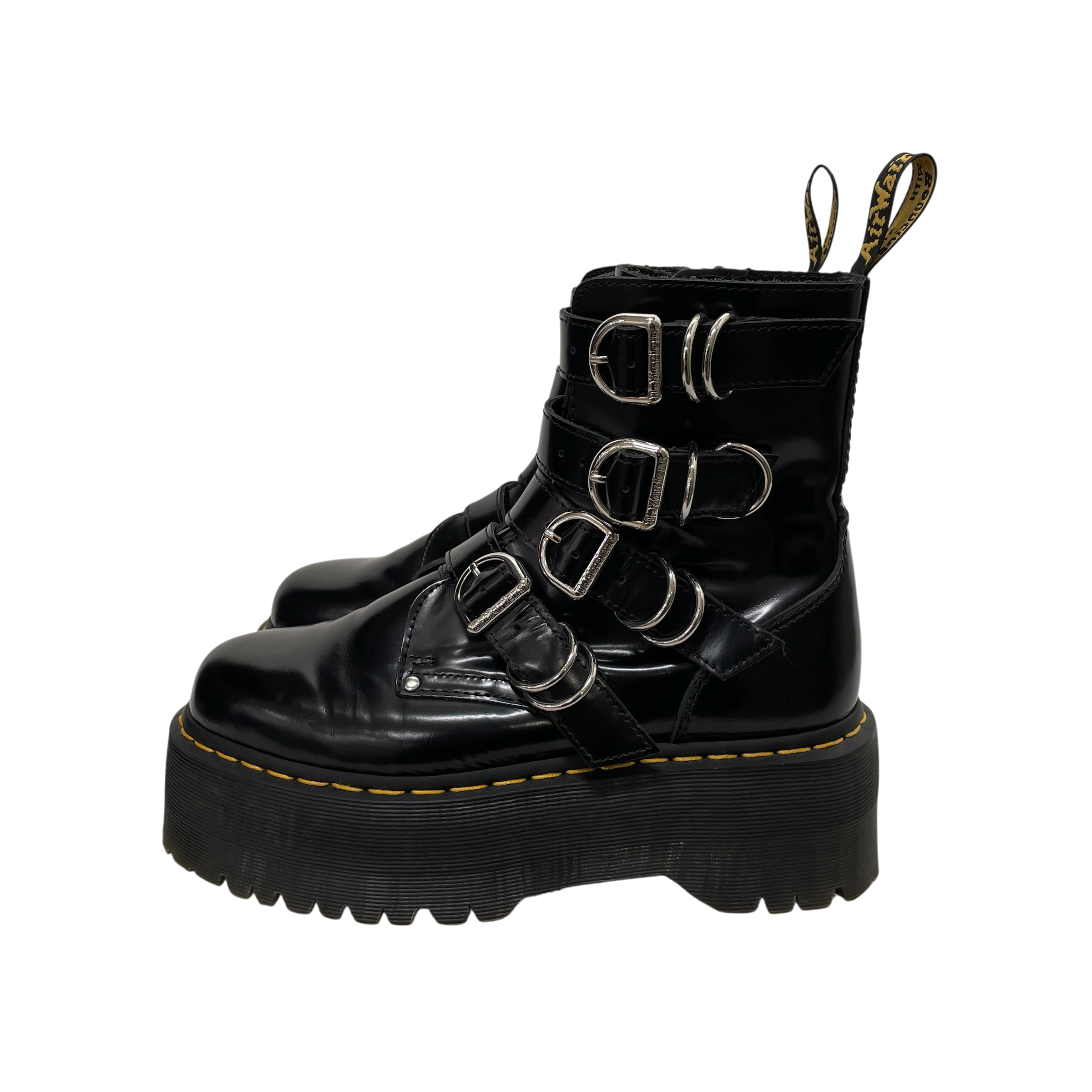 Dr.Martens/Boots/US 8/Leather/BLK/Dr.Martena Jadon Max Hardware view 6