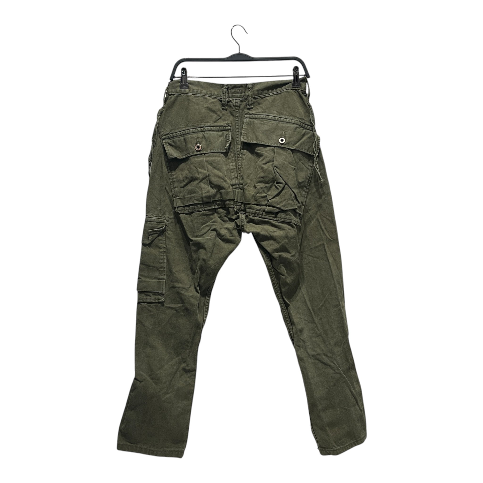 KAPITAL/Skinny Pants/30/Cotton/KHK/cargo straps view 2
