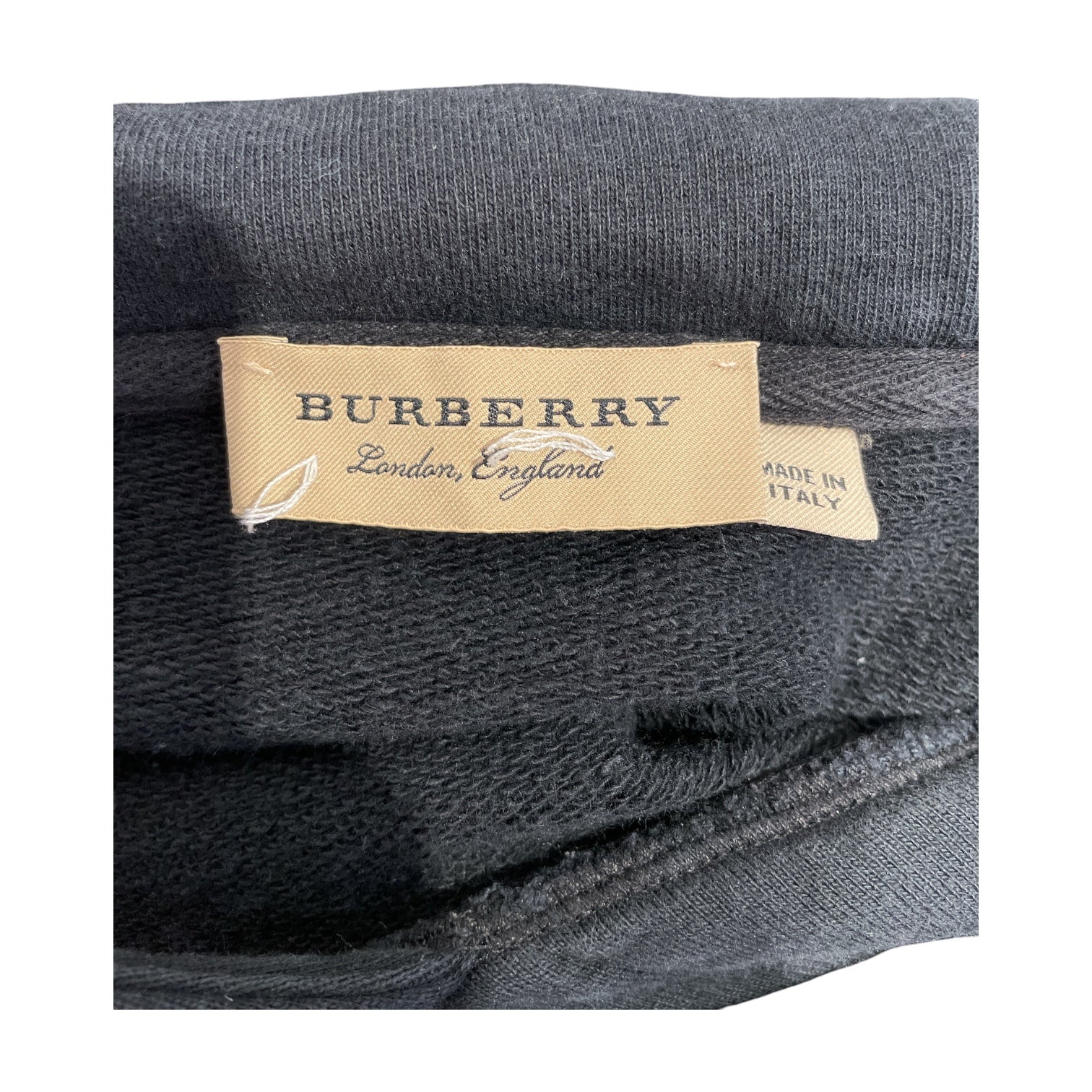 BURBERRY/Hoodie/L/Cotton/BLK/BURBERRY KINGDOM view 3