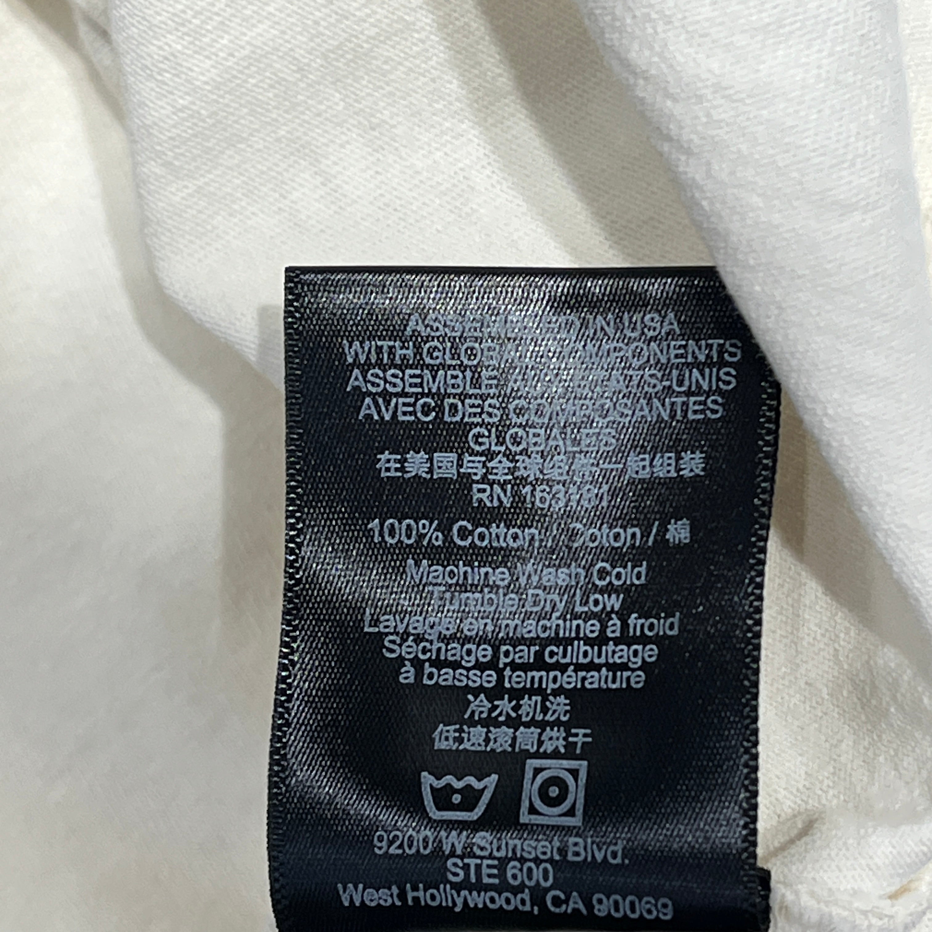 RHUDE/T-Shirt/M/Cotton/WHT/race car view 5
