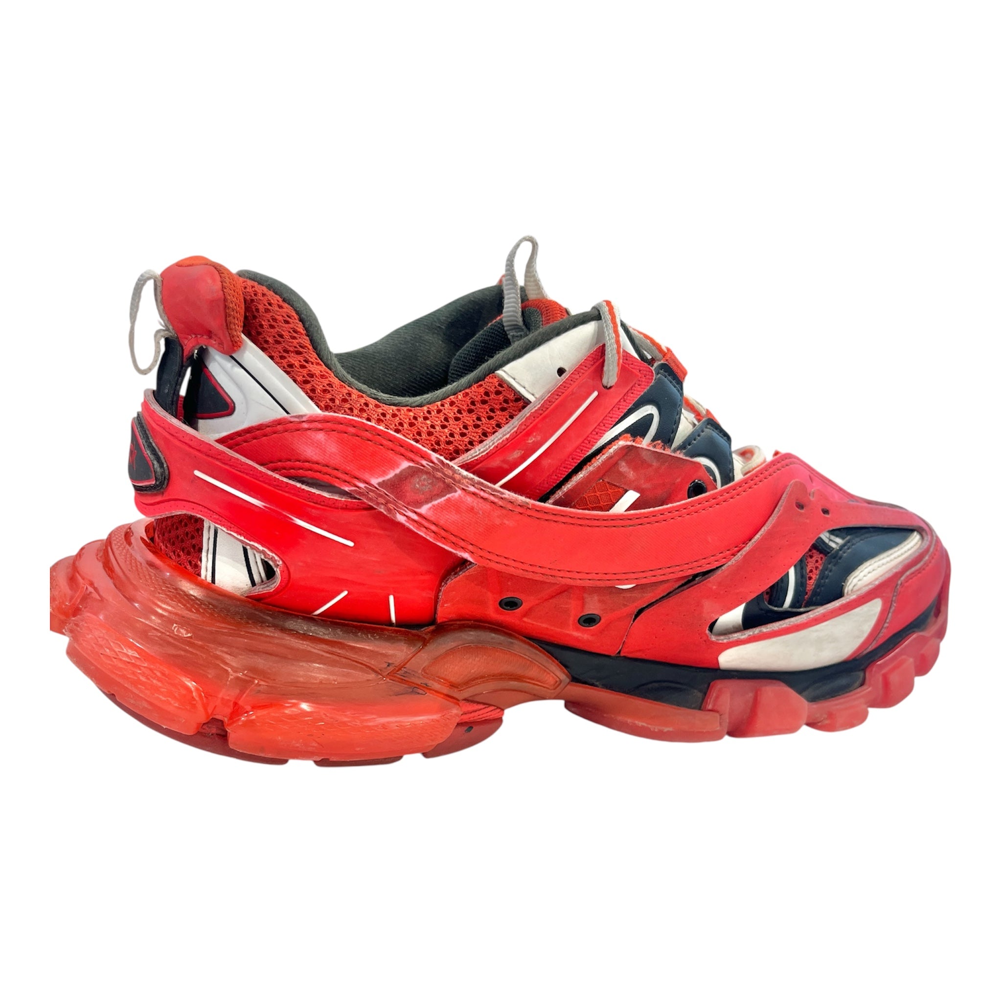 BALENCIAGA/Low-Sneakers/US 9/All Over Print/RED/ view 5