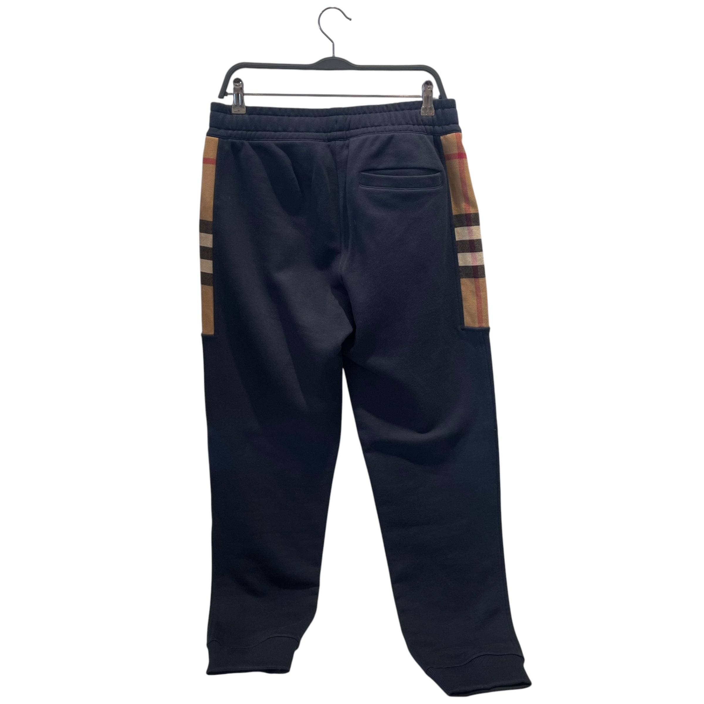 BURBERRY/Pants/M/Cotton/NVY/ckeck panel jogging view 2