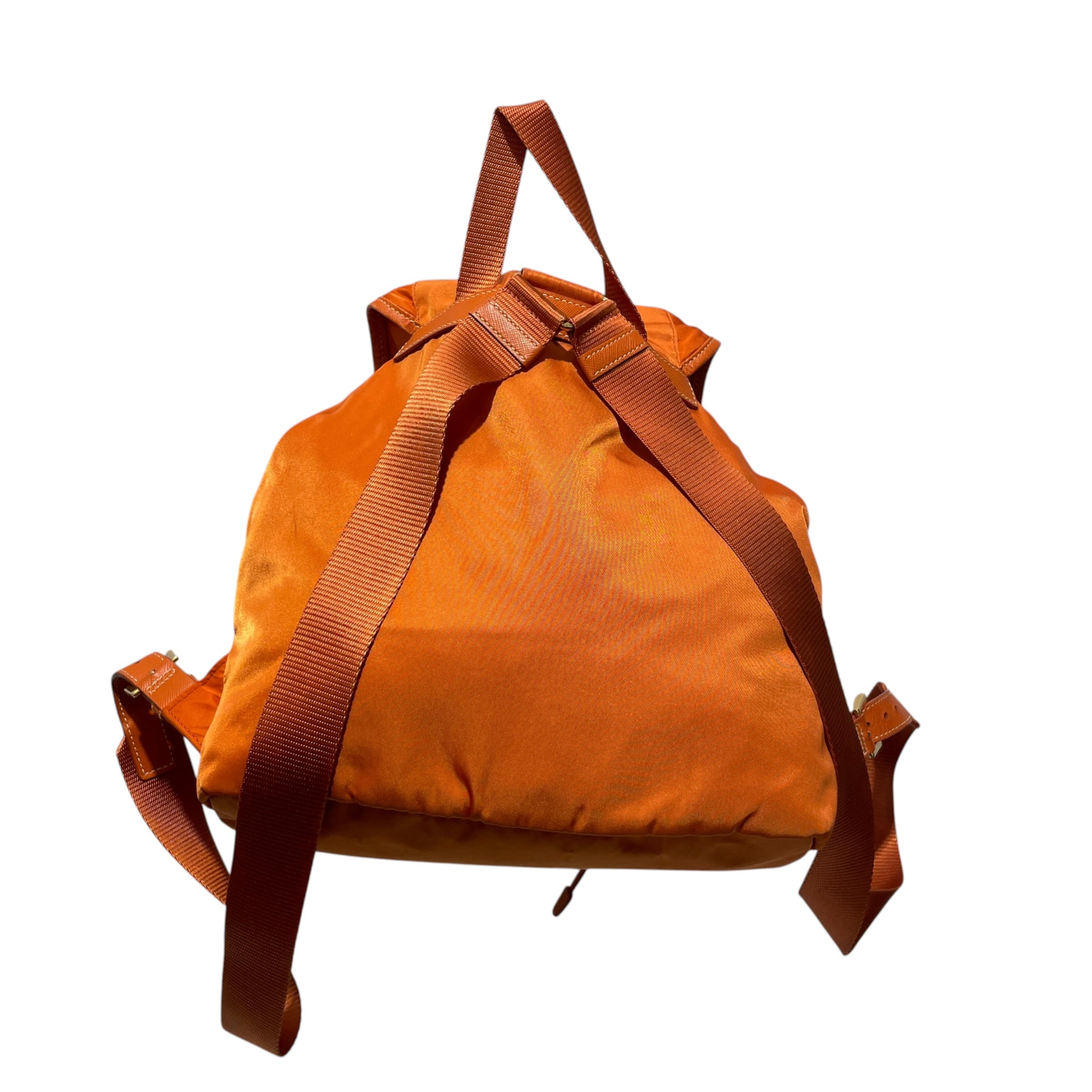PRADA/Backpack/Polyester/ORN/saffiano view 2