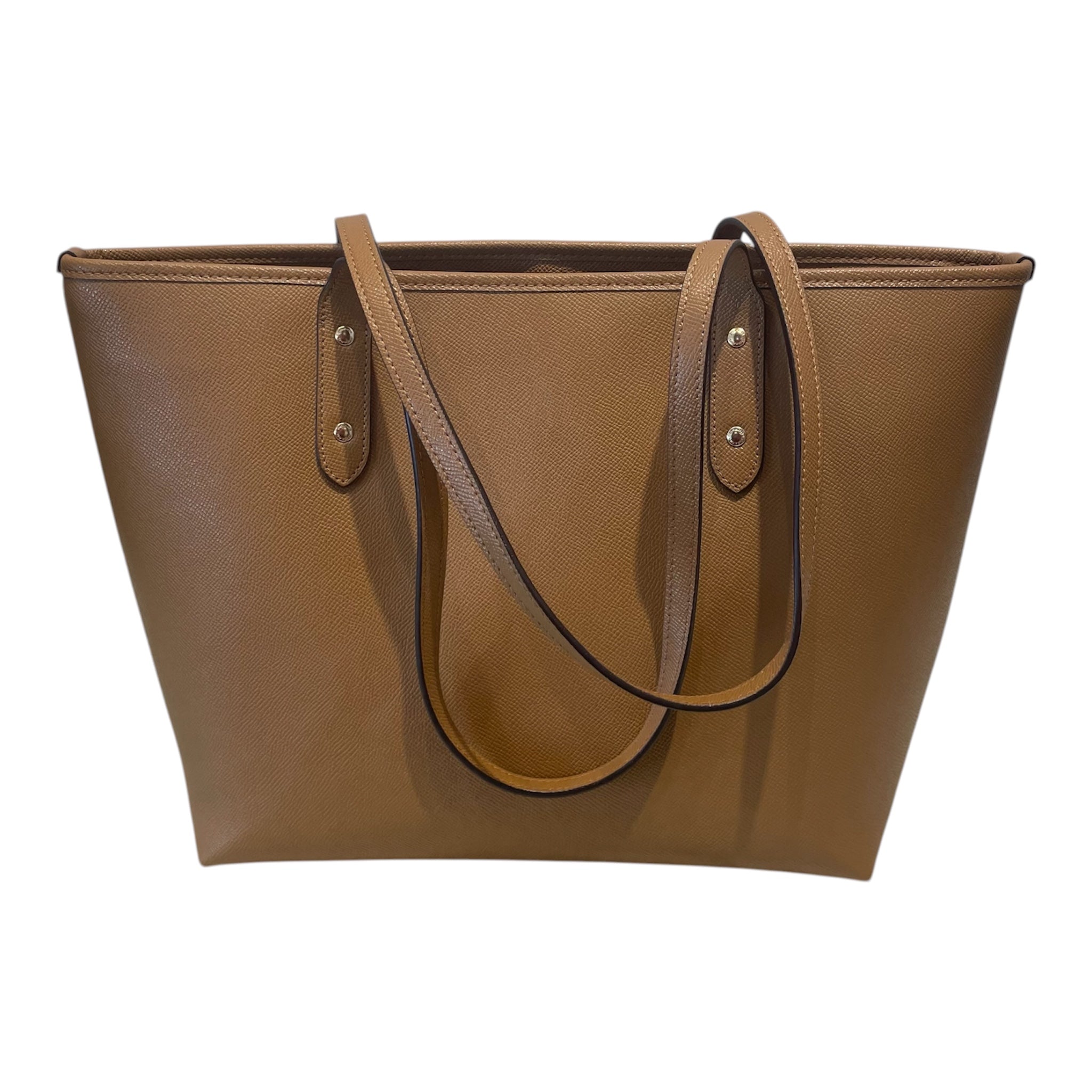 COACH/Tote Bag/Leather/BEG/City Zip (F58846) view 2