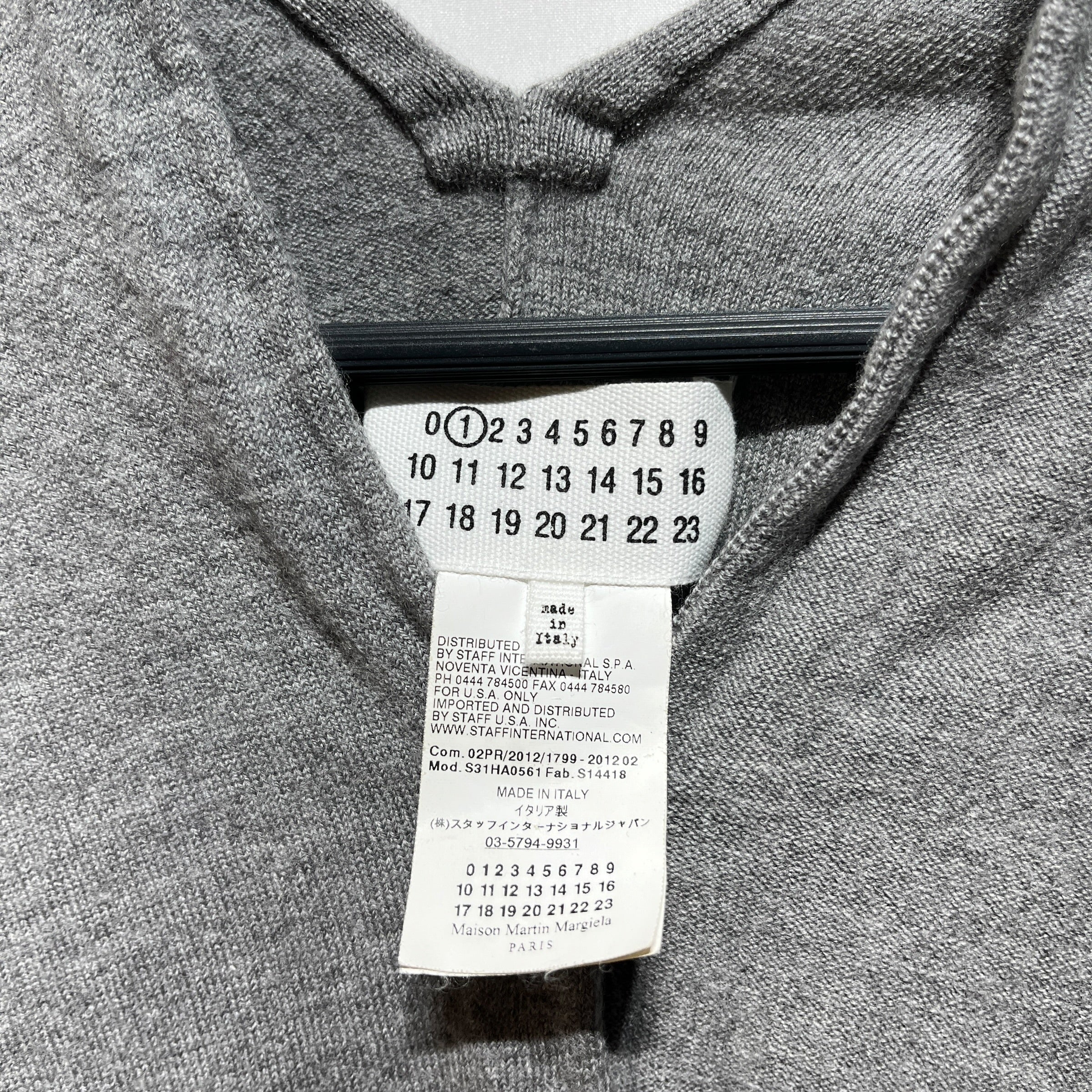 Maison Margiela/Cardigan/1/Cotton/GRY/ view 3