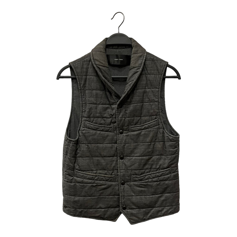wings + horns/Puffer Vest/XS/Cotton/GRY/