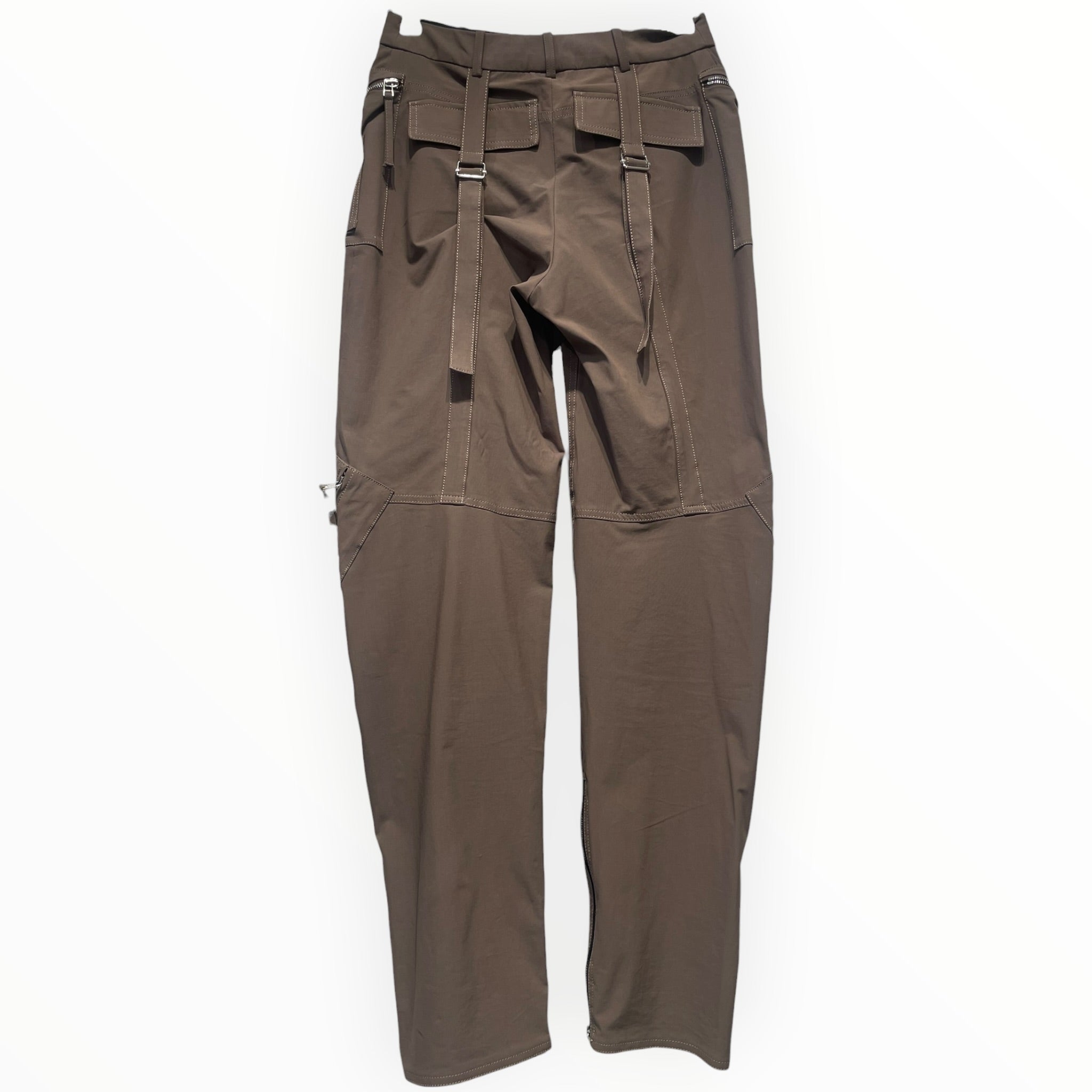 JACQUEMUS/Bottoms/34/Polyester/KHK/CARGO PANTS view 2