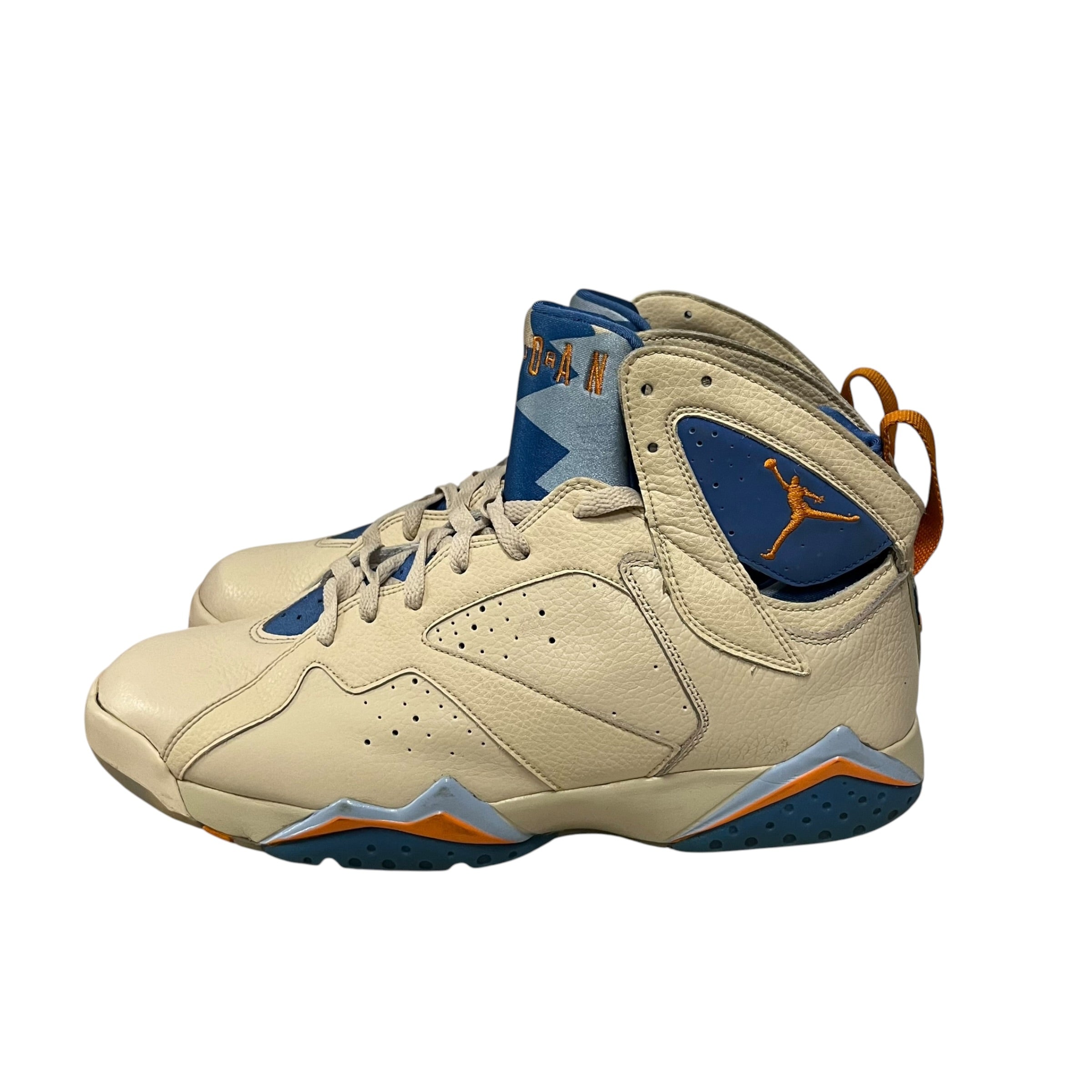 NIKE/Hi-Sneakers/US 12/Suede/BLU/JORDAN 7 RETRO PACIFIC BLUE view 1