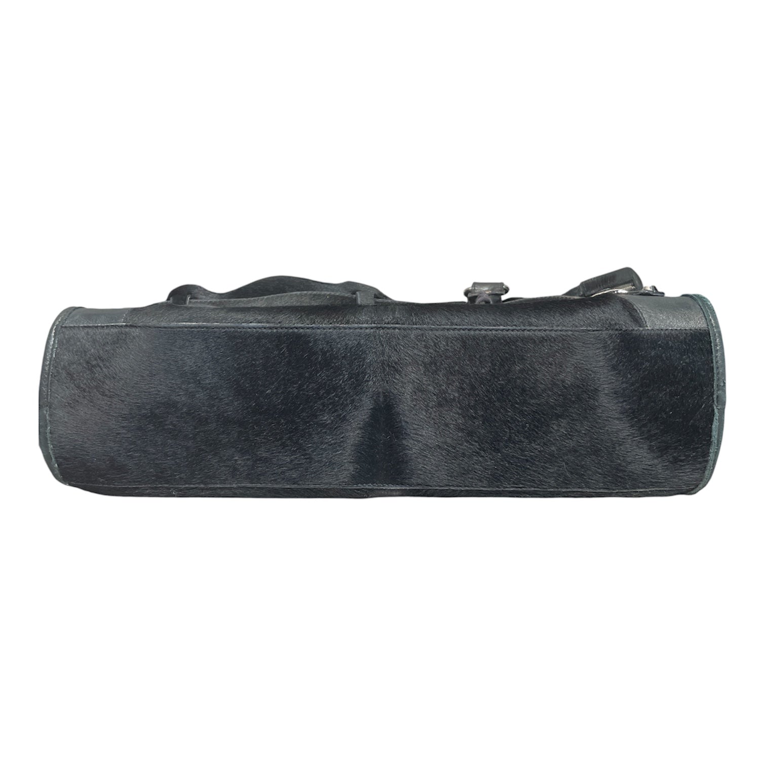 BALENCIAGA/Hand Bag/Fur/BLK/city bag view 3