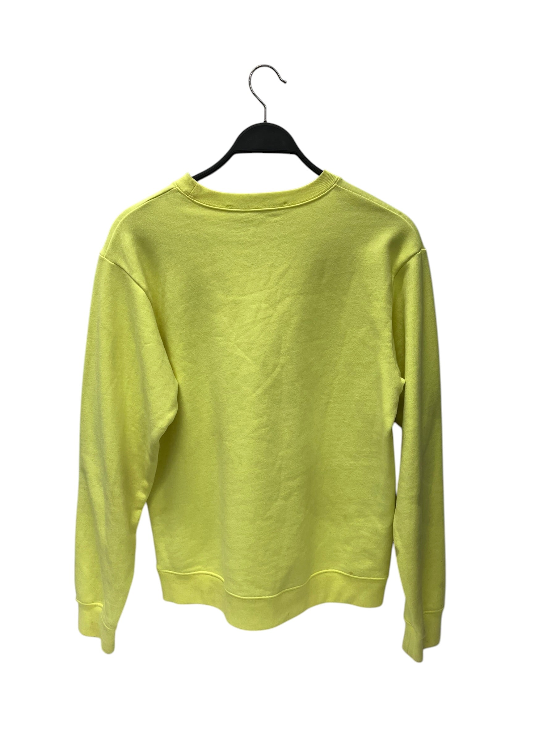 MARTINE ROSE/Sweater/S/Cotton/YEL/neon 90-91 crewneck view 2