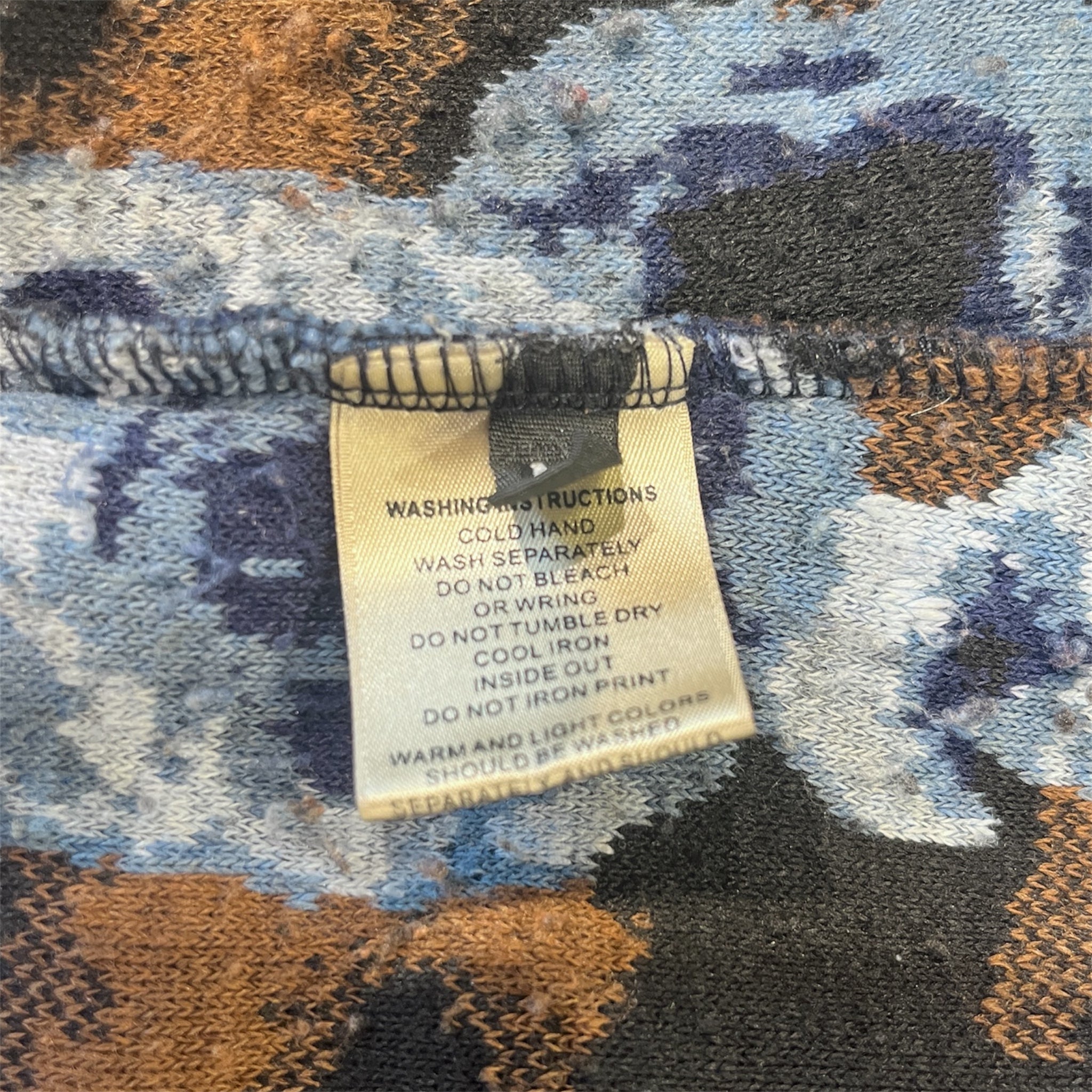 MARTINE ROSE/NAPAPIJRI/Fleece Jkt/M/Acrylic/BLU/Floral Pattern/NAPA FLEECE view 4
