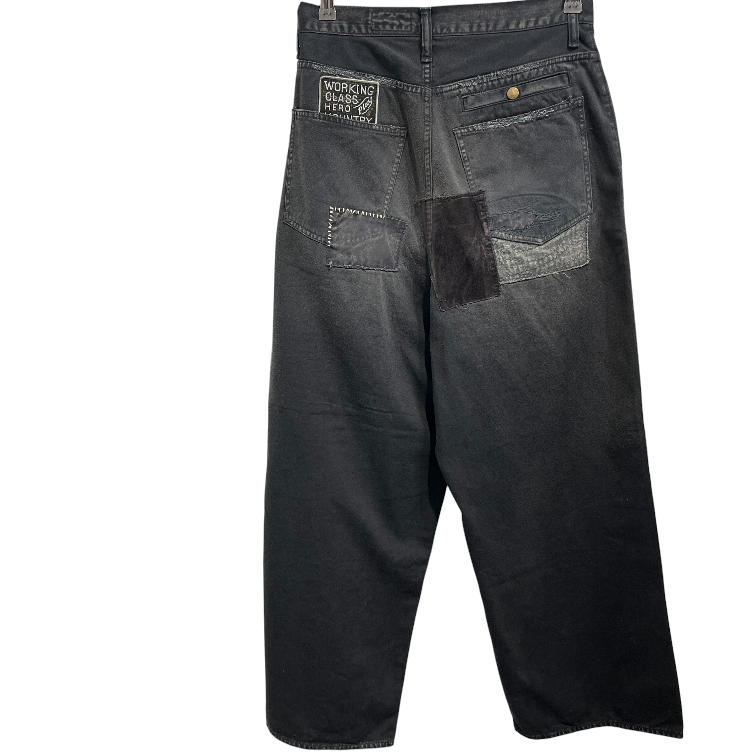 KAPITAL/Pants/2/Denim/BLK/Katsuragi Port Baggy view 2