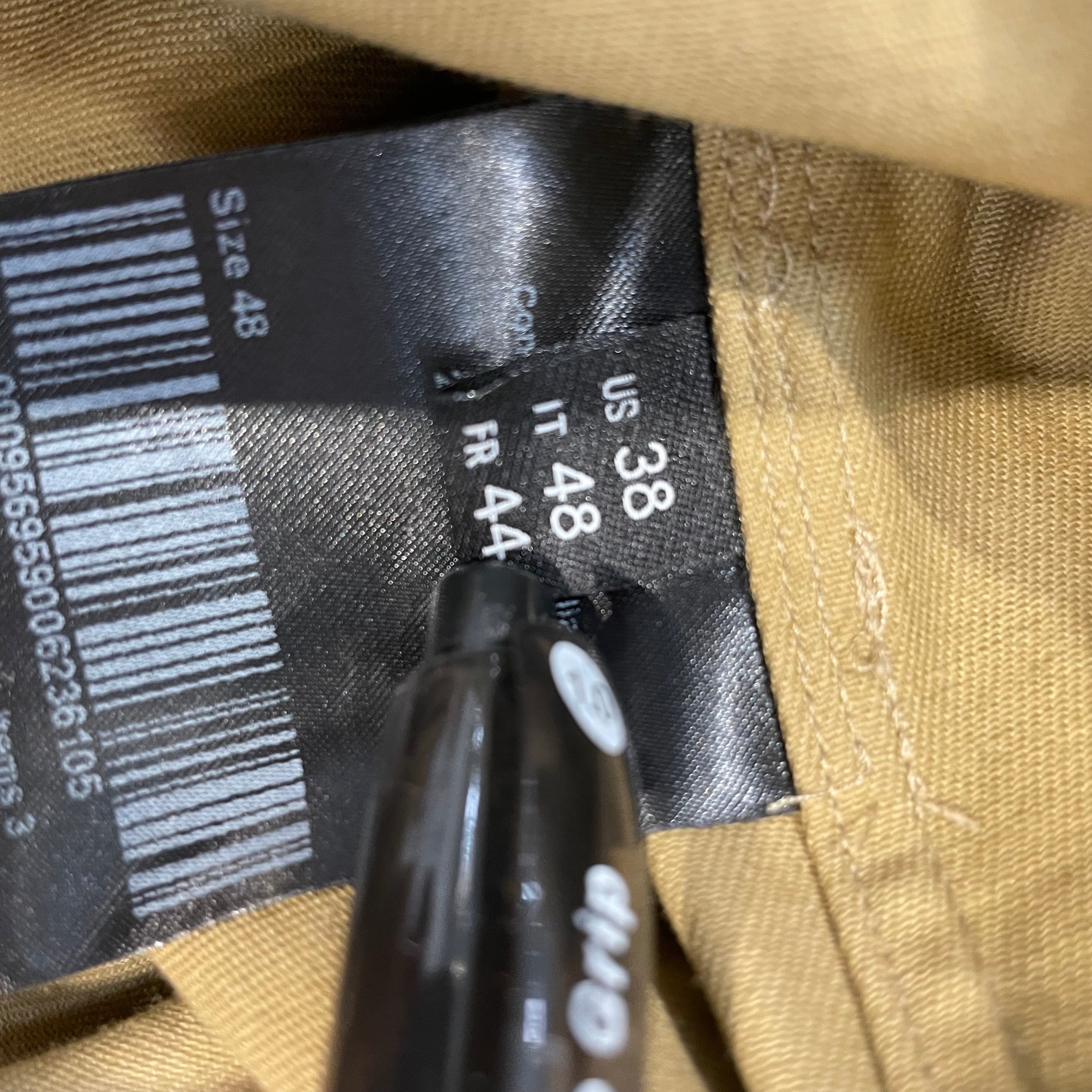Calvin Klein 205W39NYC/LS Shirt/L/Cotton/BEG/ view 4