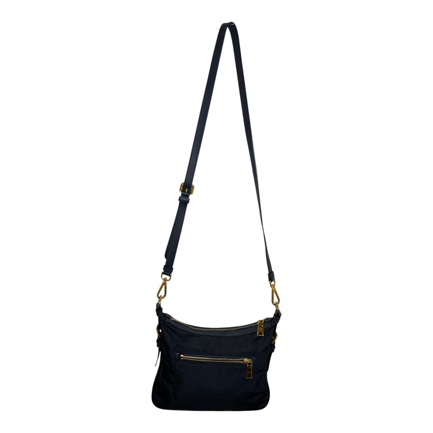PRADA/Bag/Nylon/NVY/renylon shoulder view 2