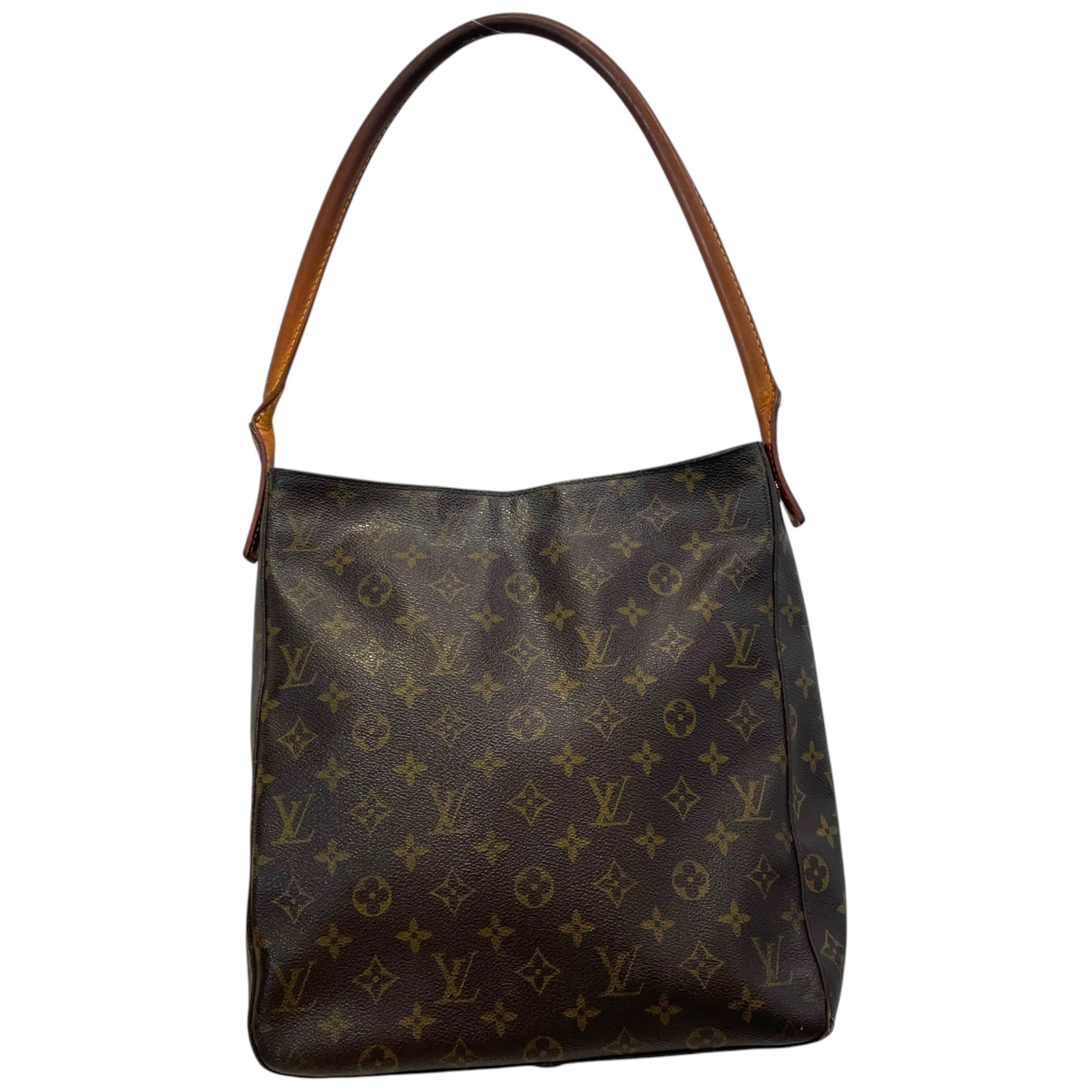 LOUIS VUITTON/Tote Bag/Monogram/Leather/BRW/ hobo tote bag vimtage view 1