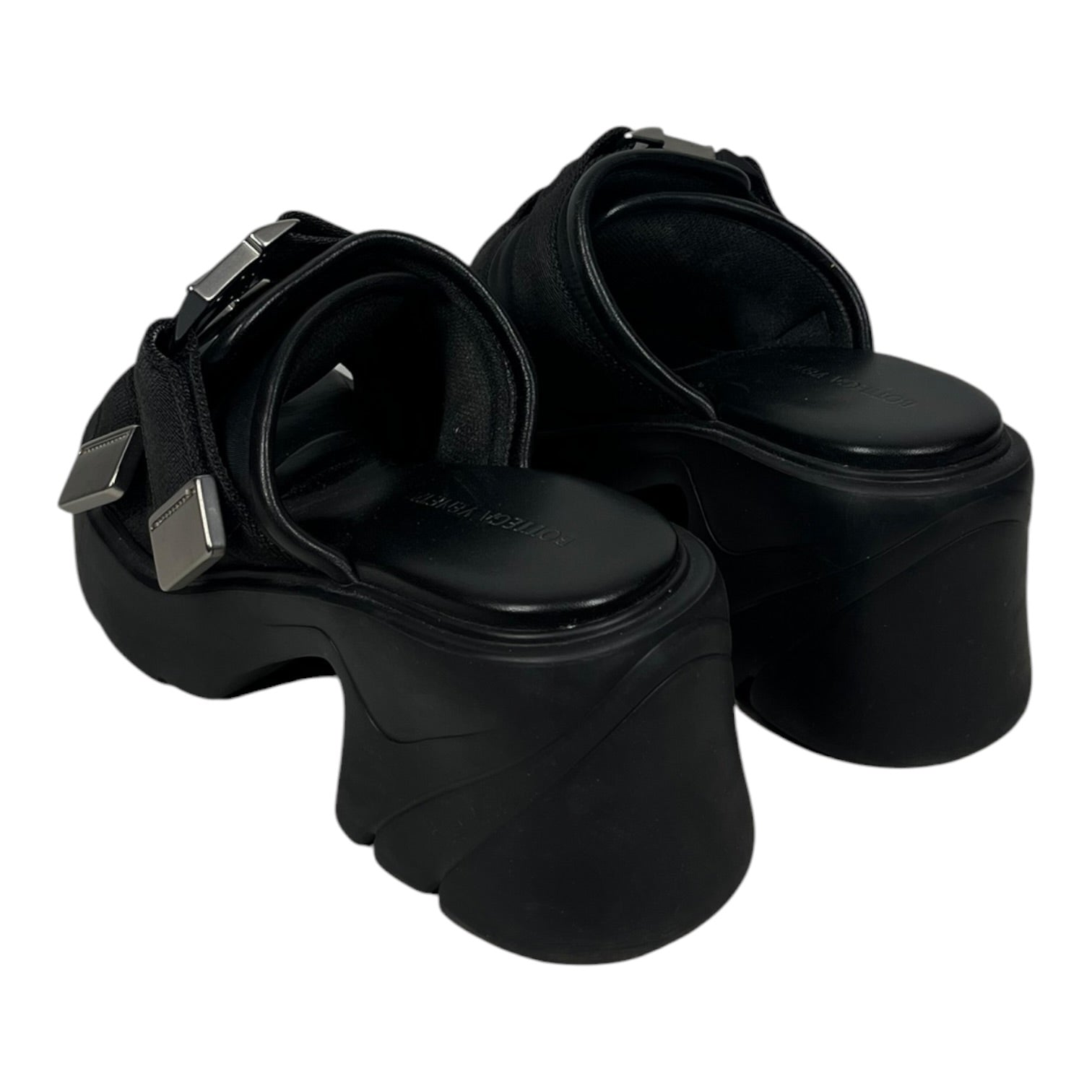 BOTTEGA VENETA/Sandals/EU 38/Leather/BLK/FLASH SANDALS view 2