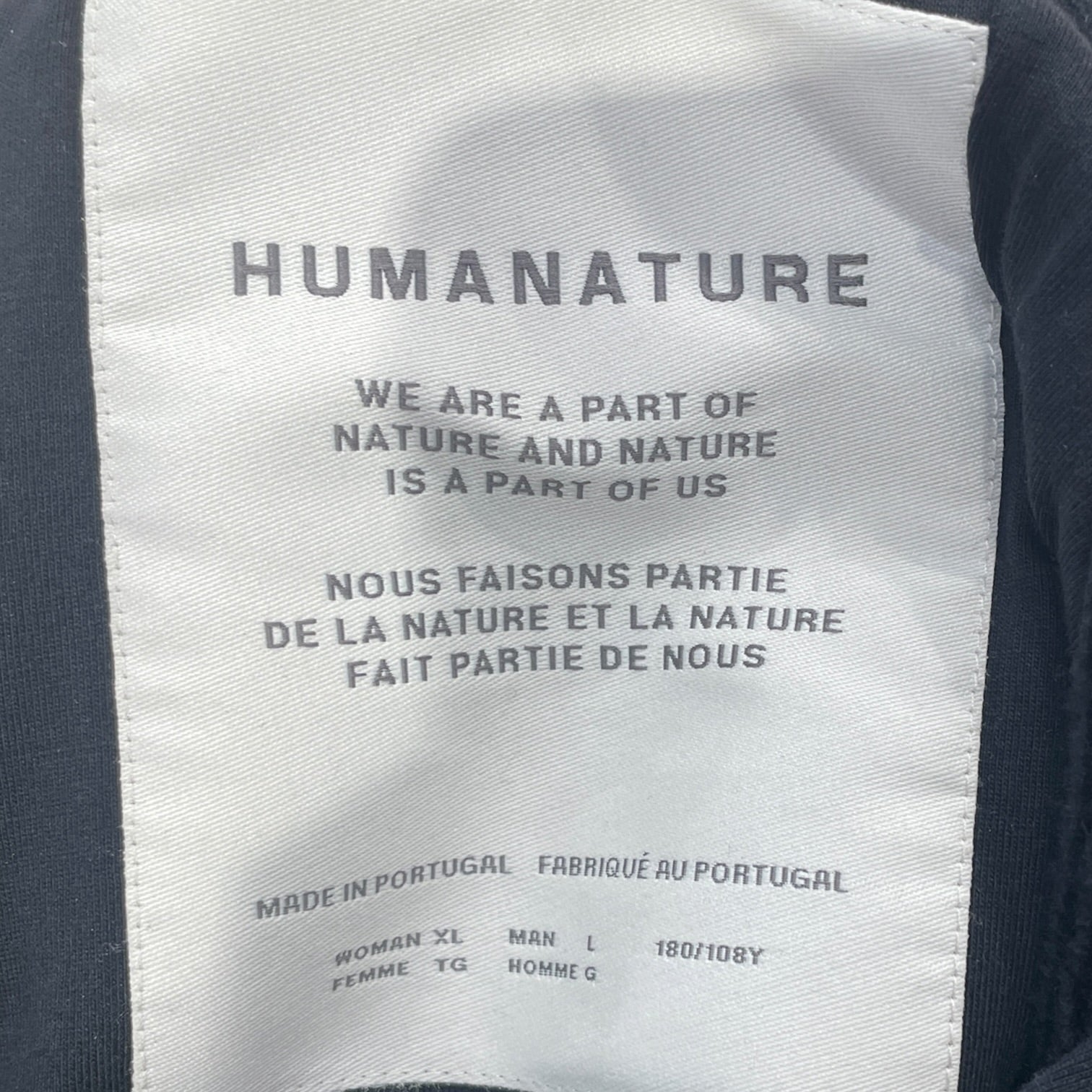 CANADA GOOSE/Hoodie/L/Cotton/BLK/SILICONE LOGO LEFT BREAST view 3