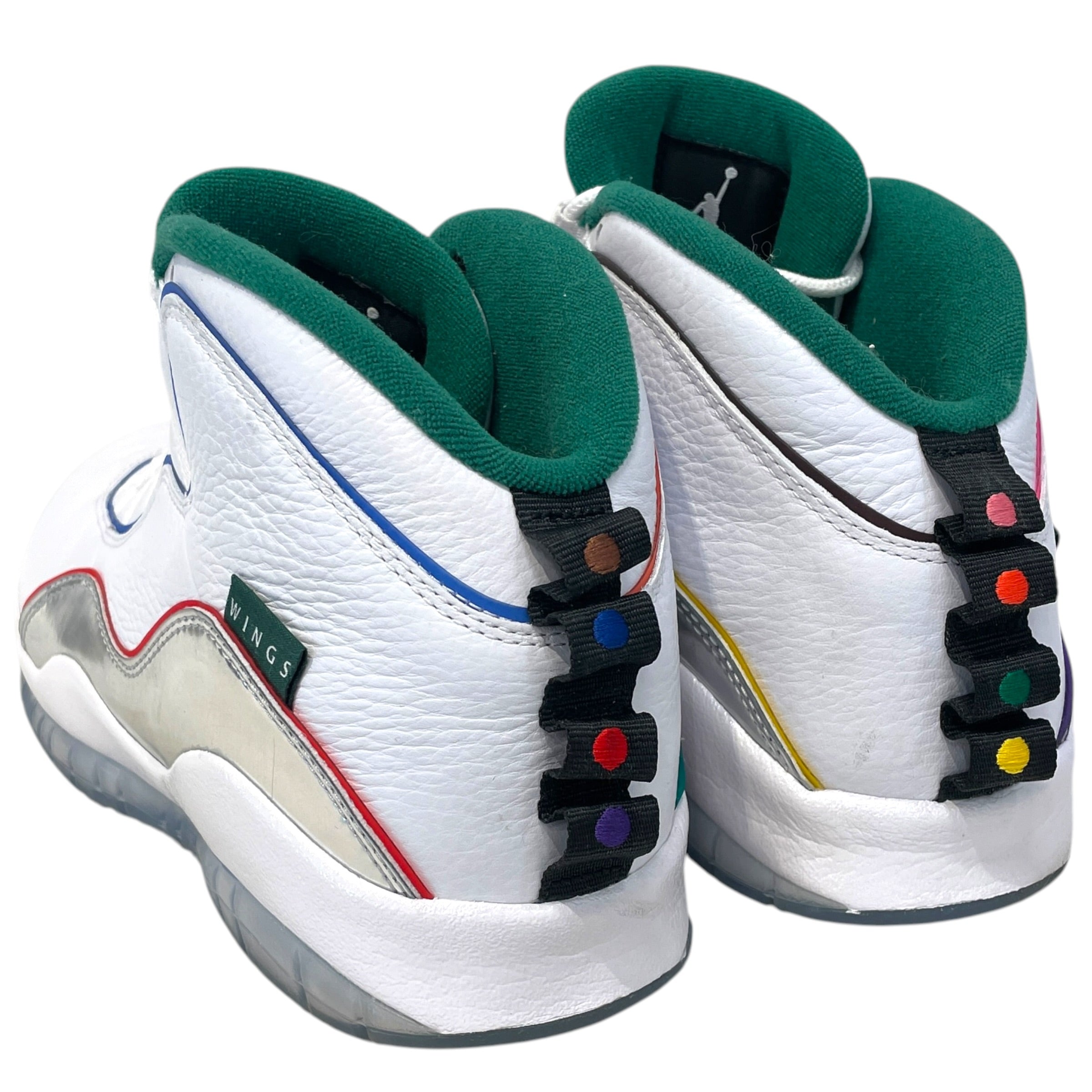 JORDAN BRAND/Hi-Sneakers/US 11/Leather/WHT/10 Retro Wings view 2