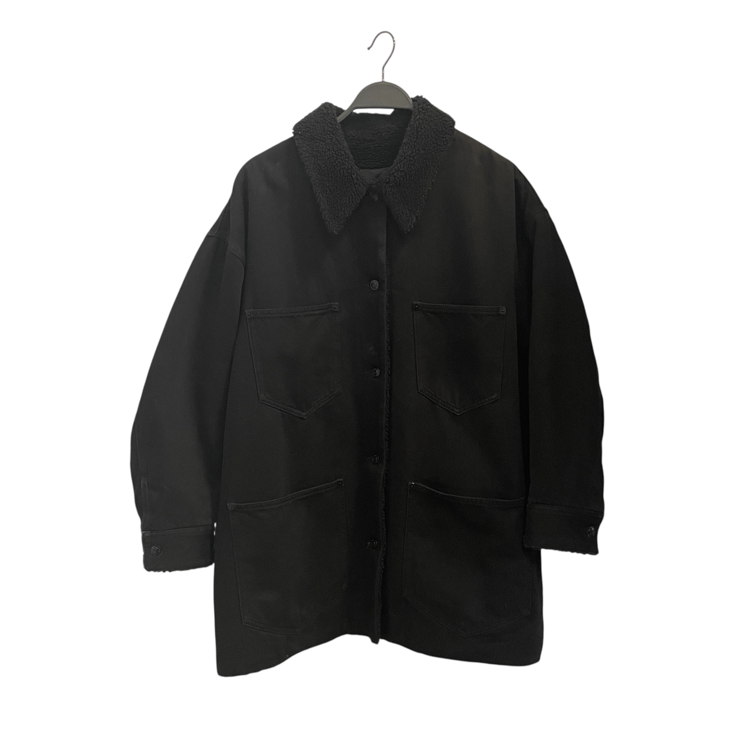 MM6/Denim Jkt/42/BLK/MMG Sherpa Jacket view 1