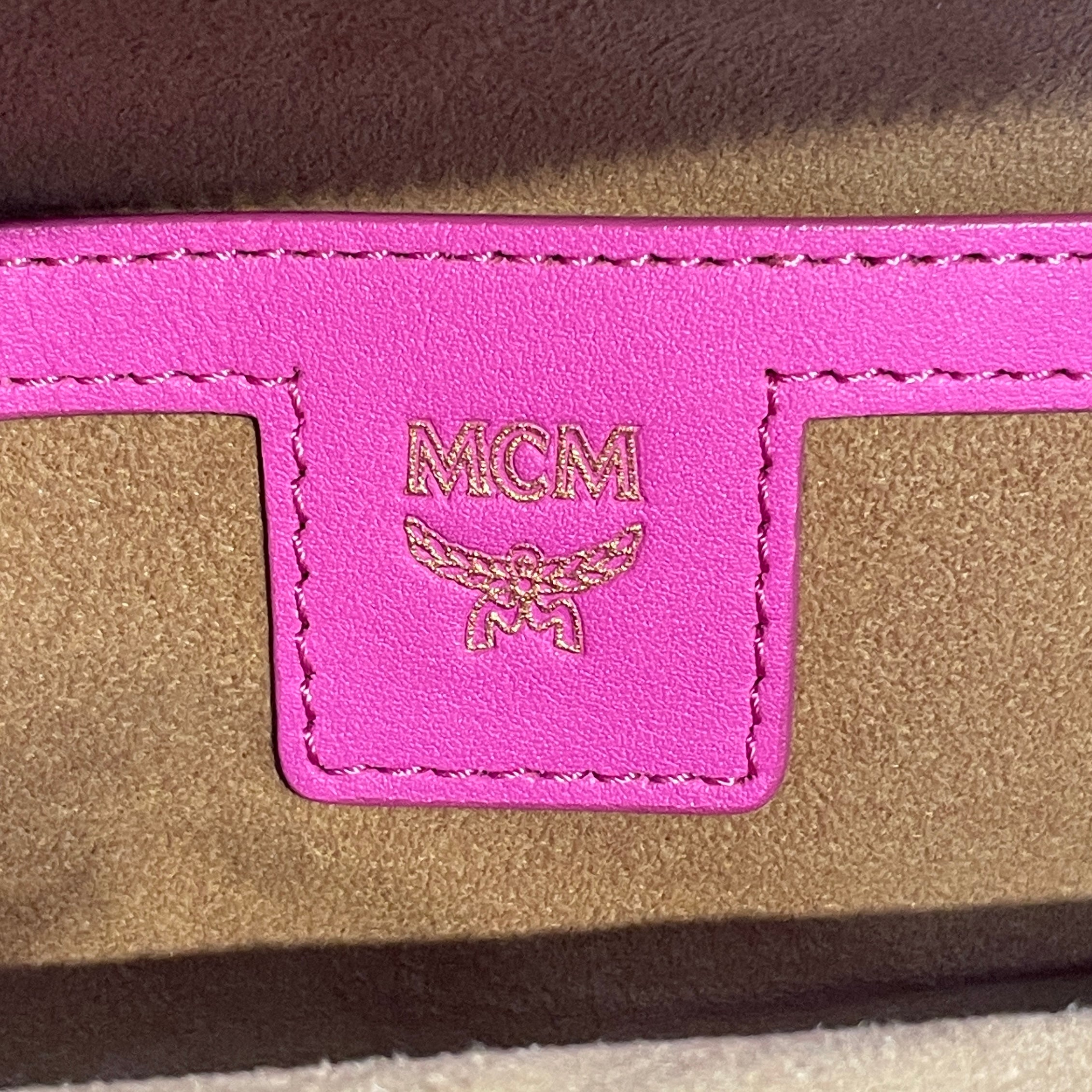 MCM/Backpack/Leather/PNK/Stark Studded BackPack view 6