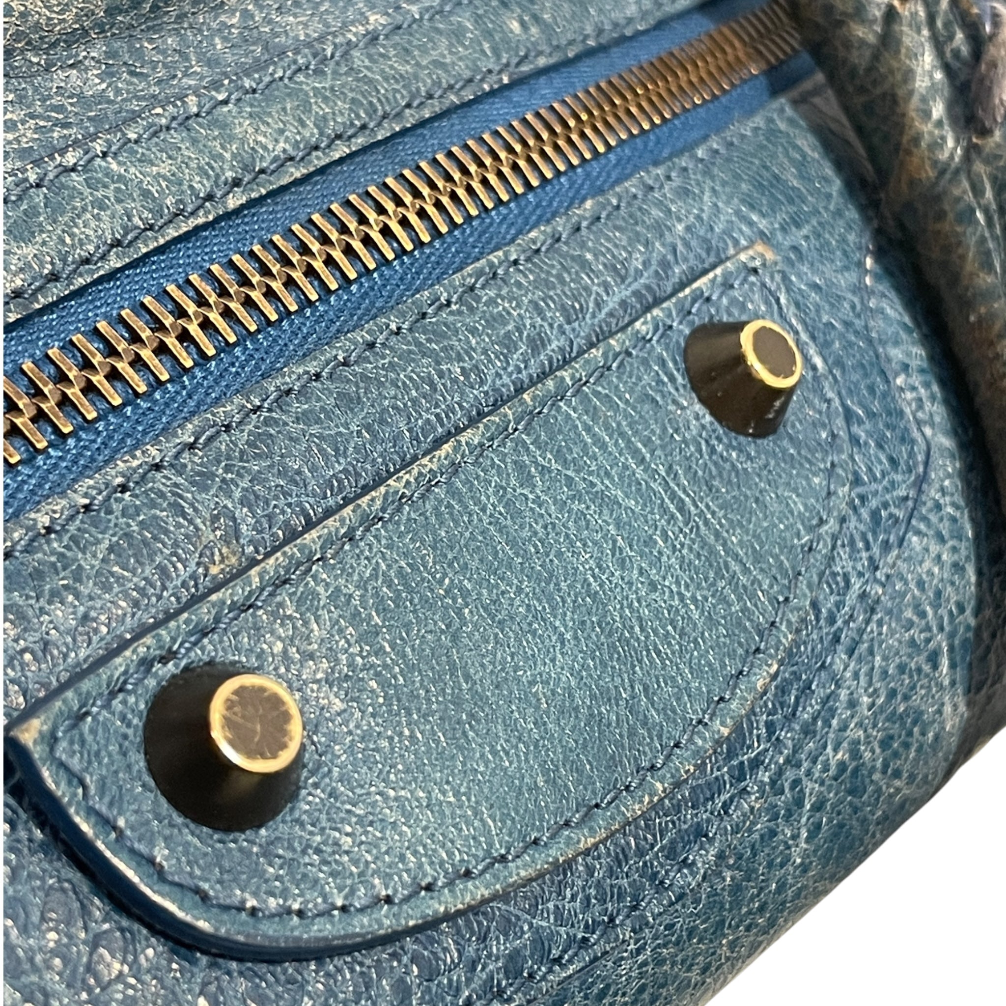 BALENCIAGA/Hand Bag/Leather/BLU/INDIGO, 3RMJBGM view 6