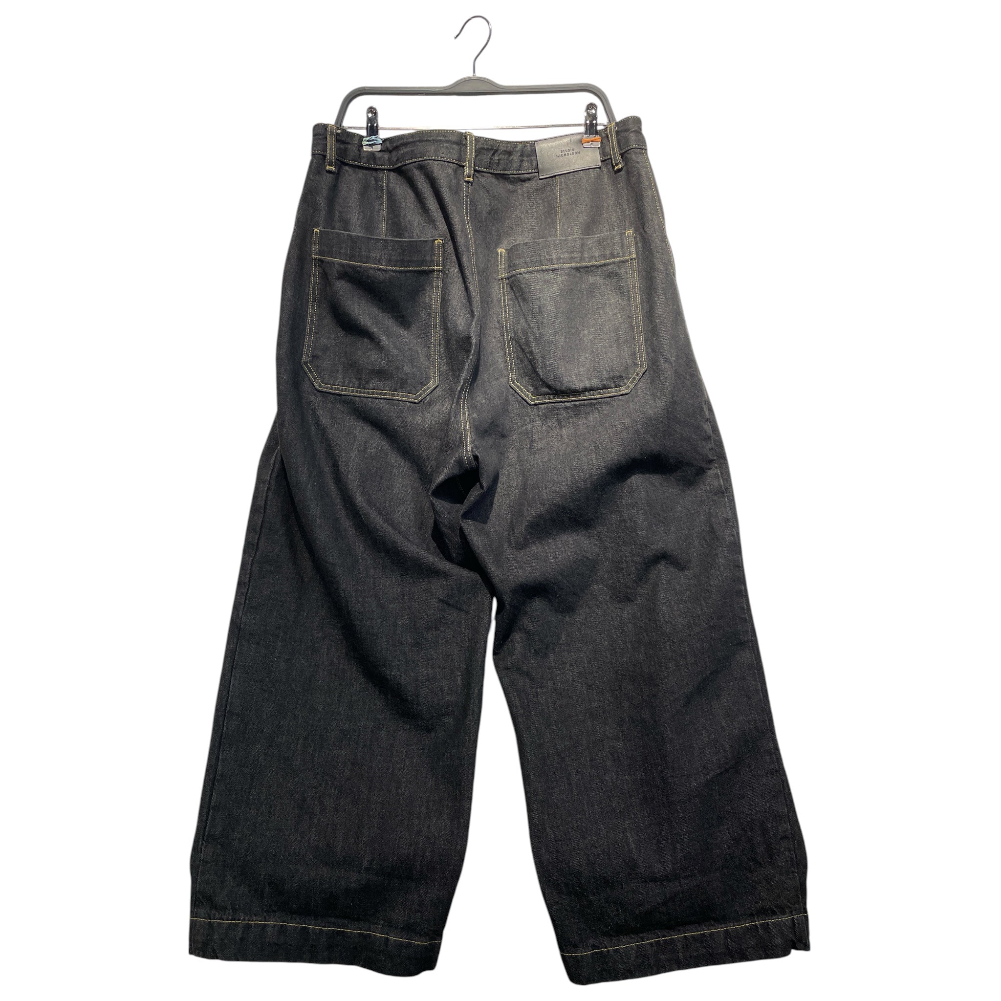STUDIO NICHOLSON/Pants/XL/Cotton/NVY/ view 2