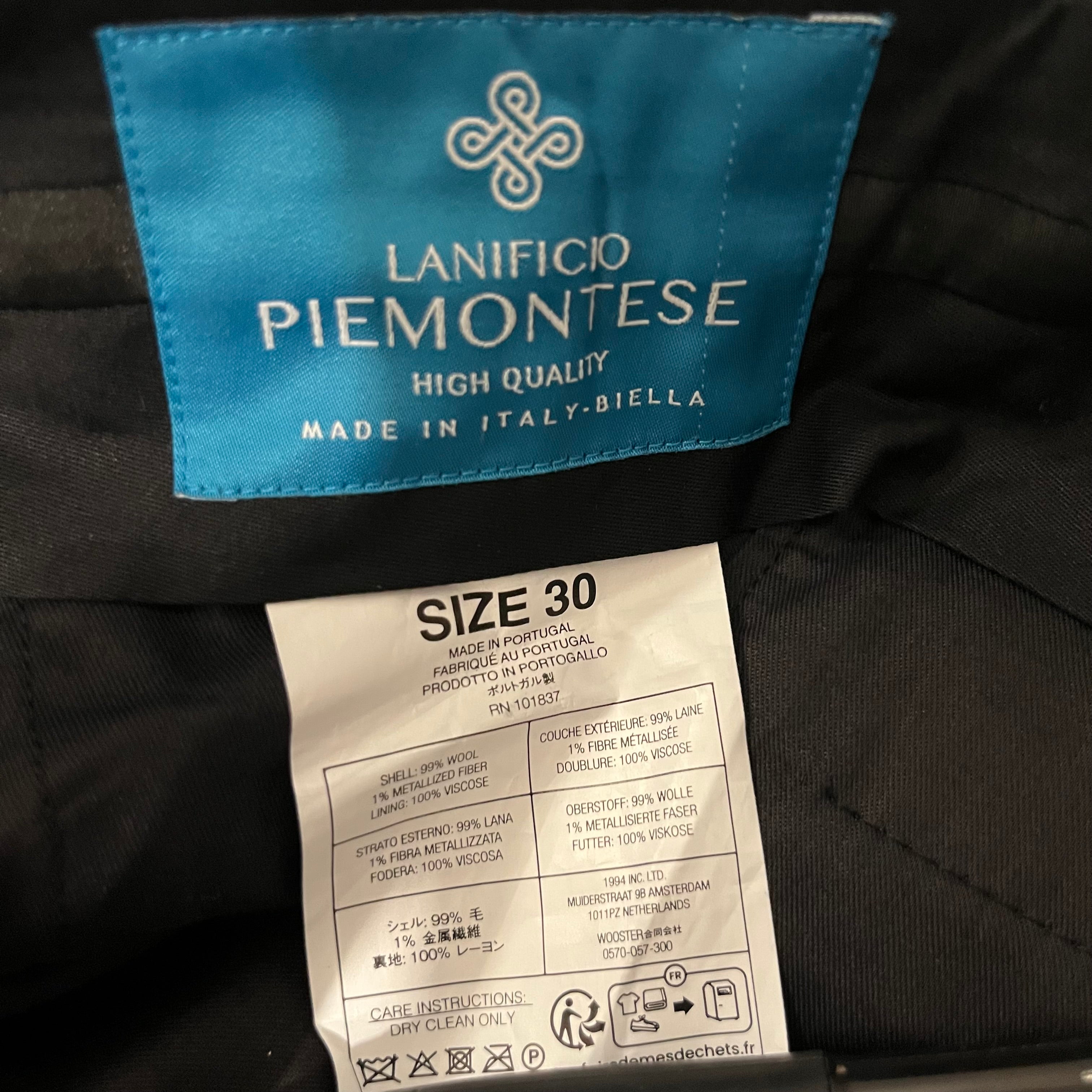 Supreme/Slacks/30/Cotton/BLK/lanificio piemontes view 3