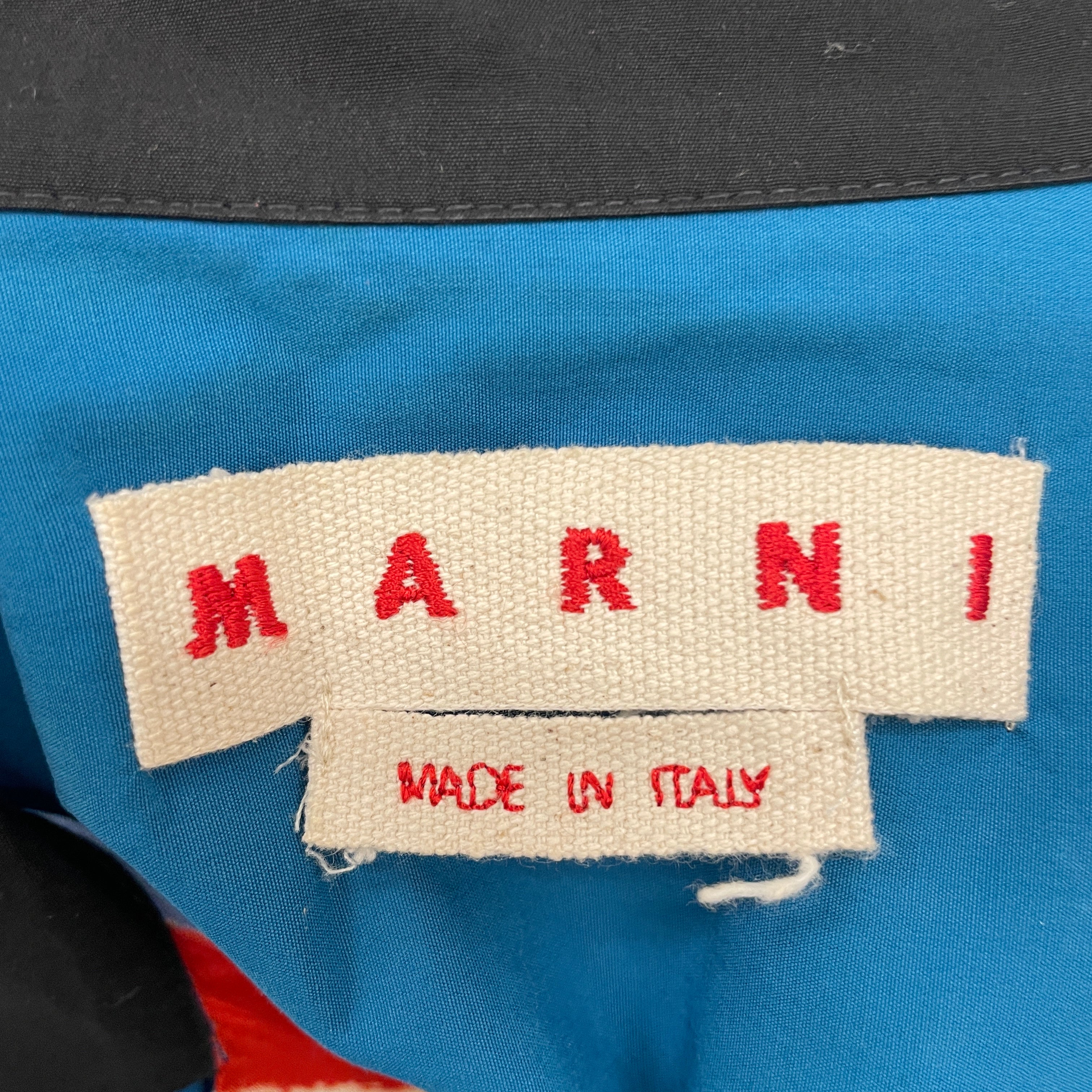 MARNI/SS Shirt/48/Cotton/MLT/STRIPE FLORAL view 3