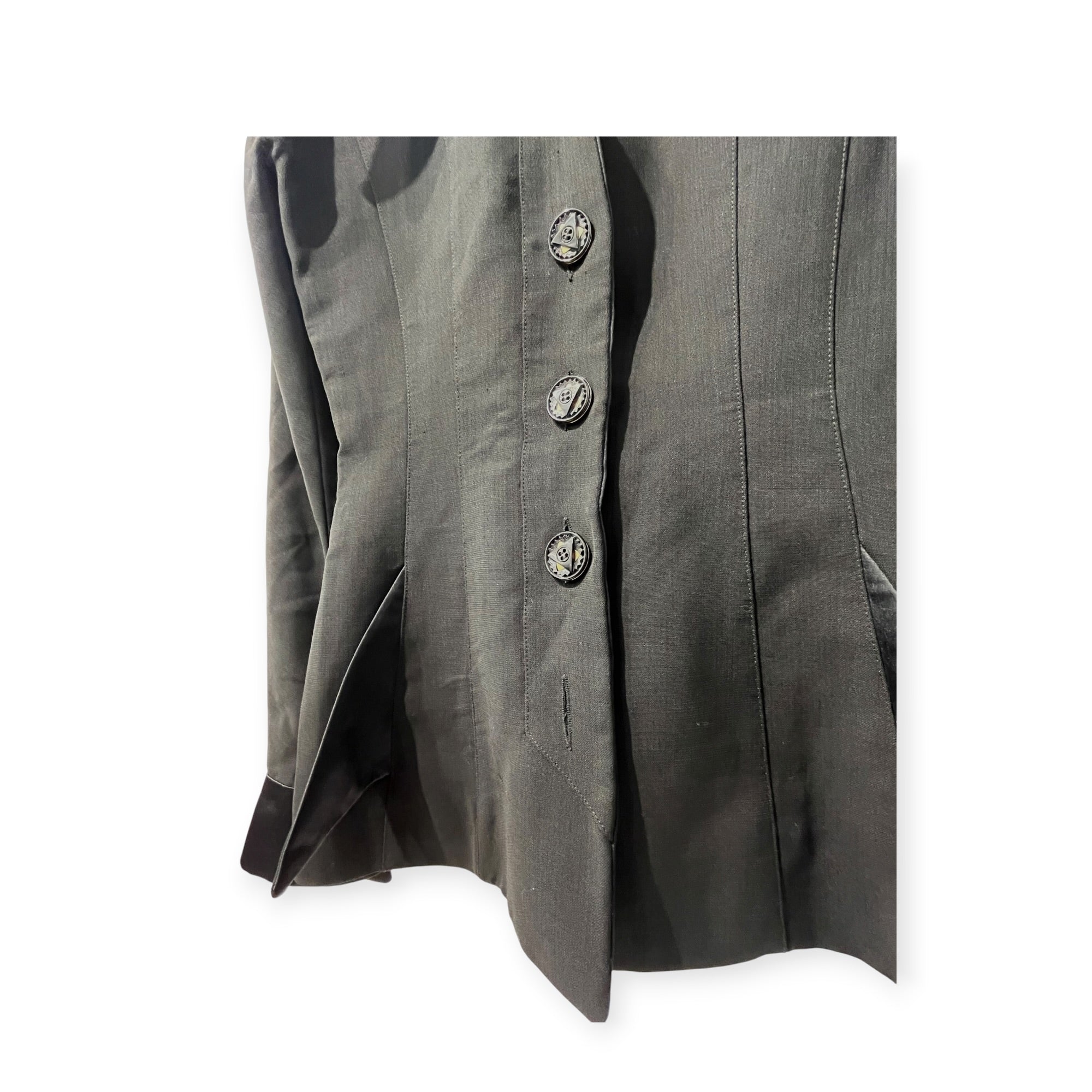 KARL LAGERFELD/Tailored Jkt/36/Wool/BLK/Single Breasted/BERGDORE GOODMAN view 2