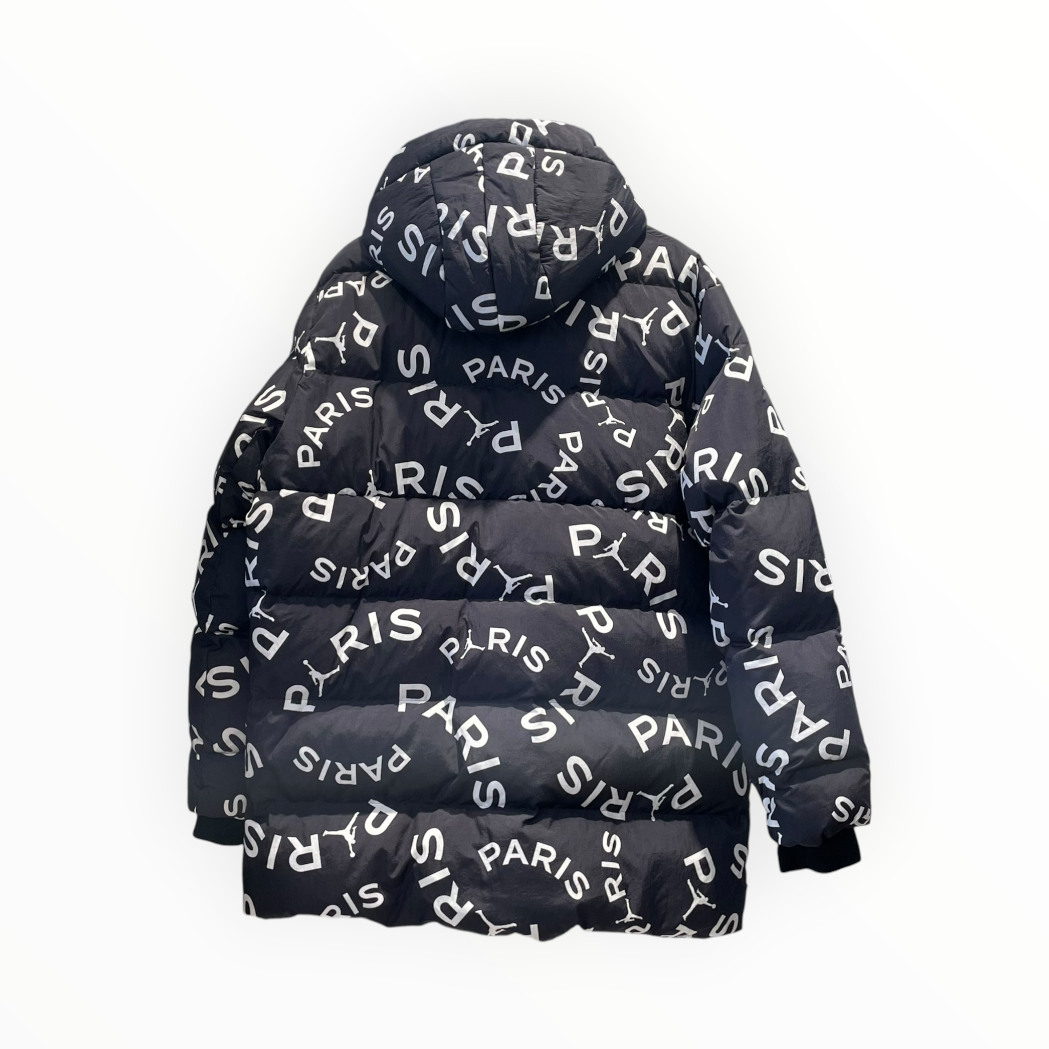 JORDAN BRAND/Puffer Jkt/XL/Nylon/BLK/Monogram/AJ Nike x Paris Germain Puffer view 2