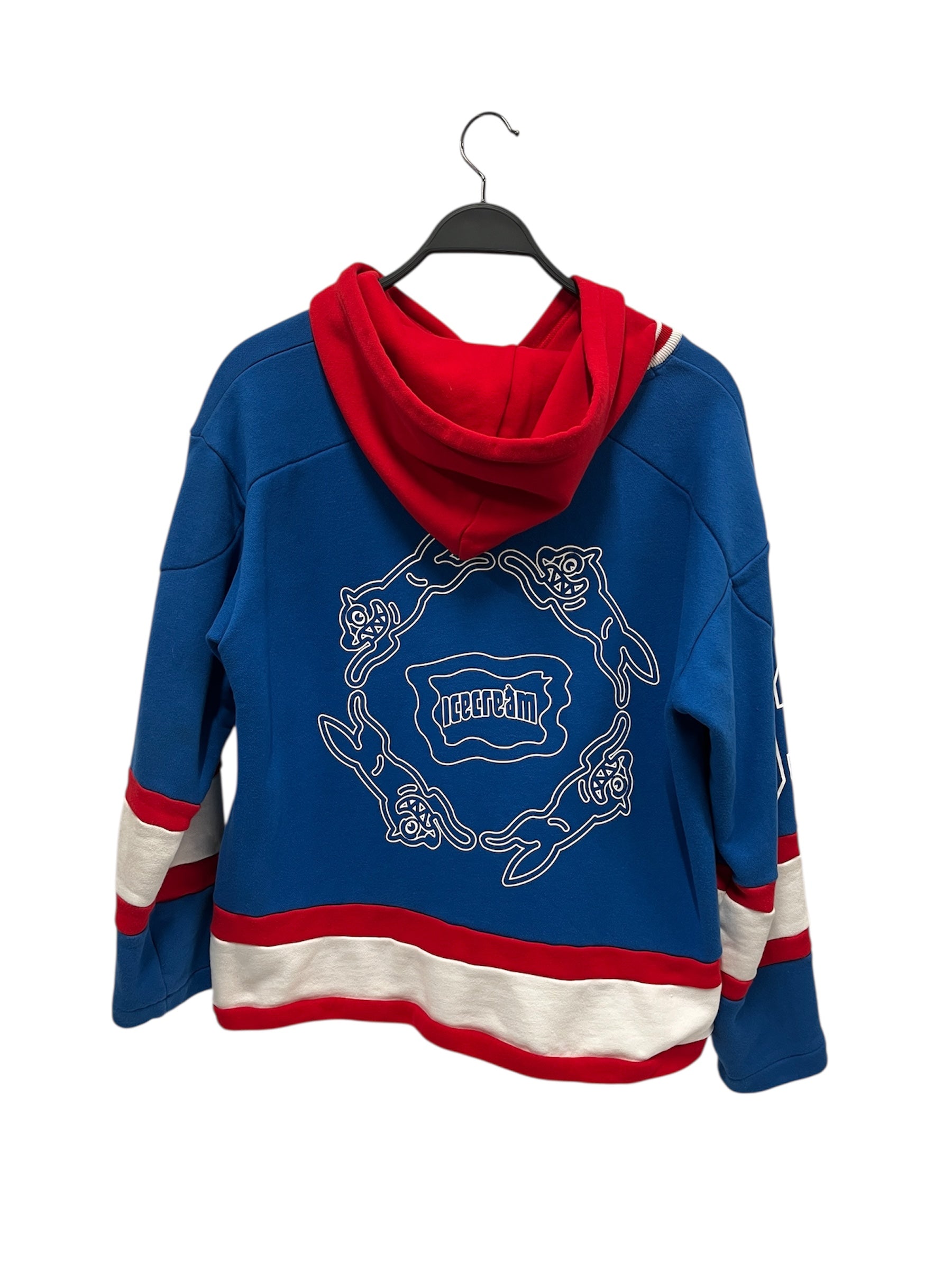 ICE CREAM/Hoodie/S/Border/Nylon/Wayne Colorblock Graphic view 2