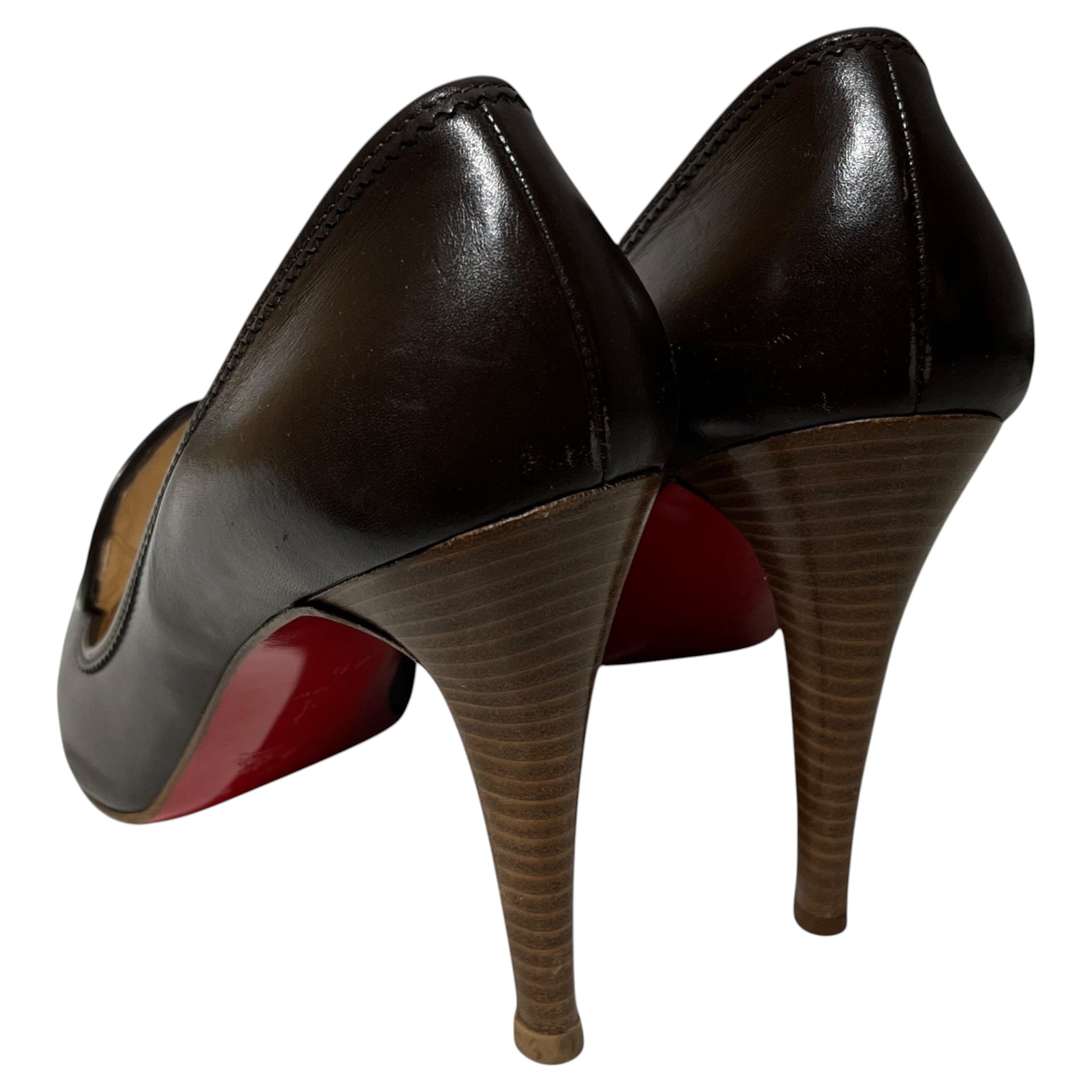 Christian Louboutin/Heels/US 9.5/Leather/BRW/Tassel Pump view 2