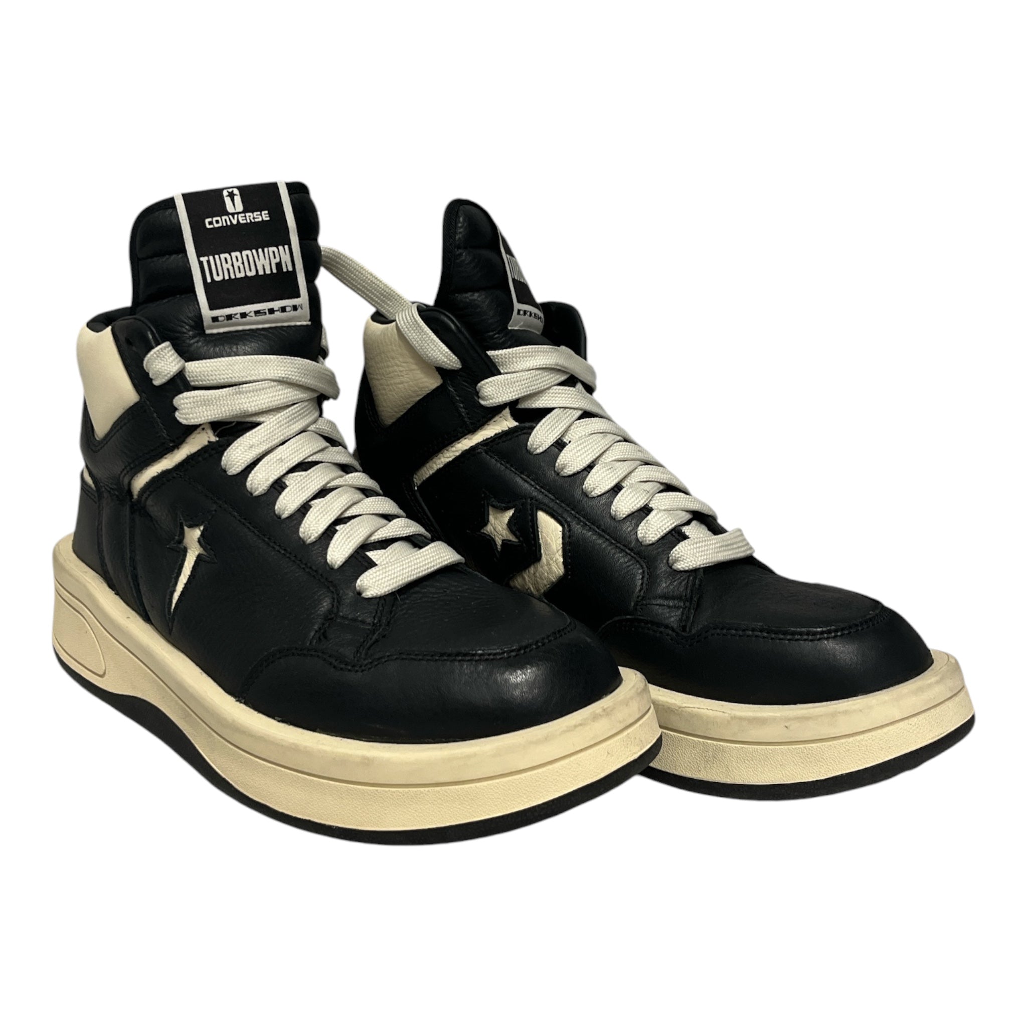 RICK OWENS DRKSHDW/Lace Up Boots/US 10/Leather/BLK/turbowpn view 1