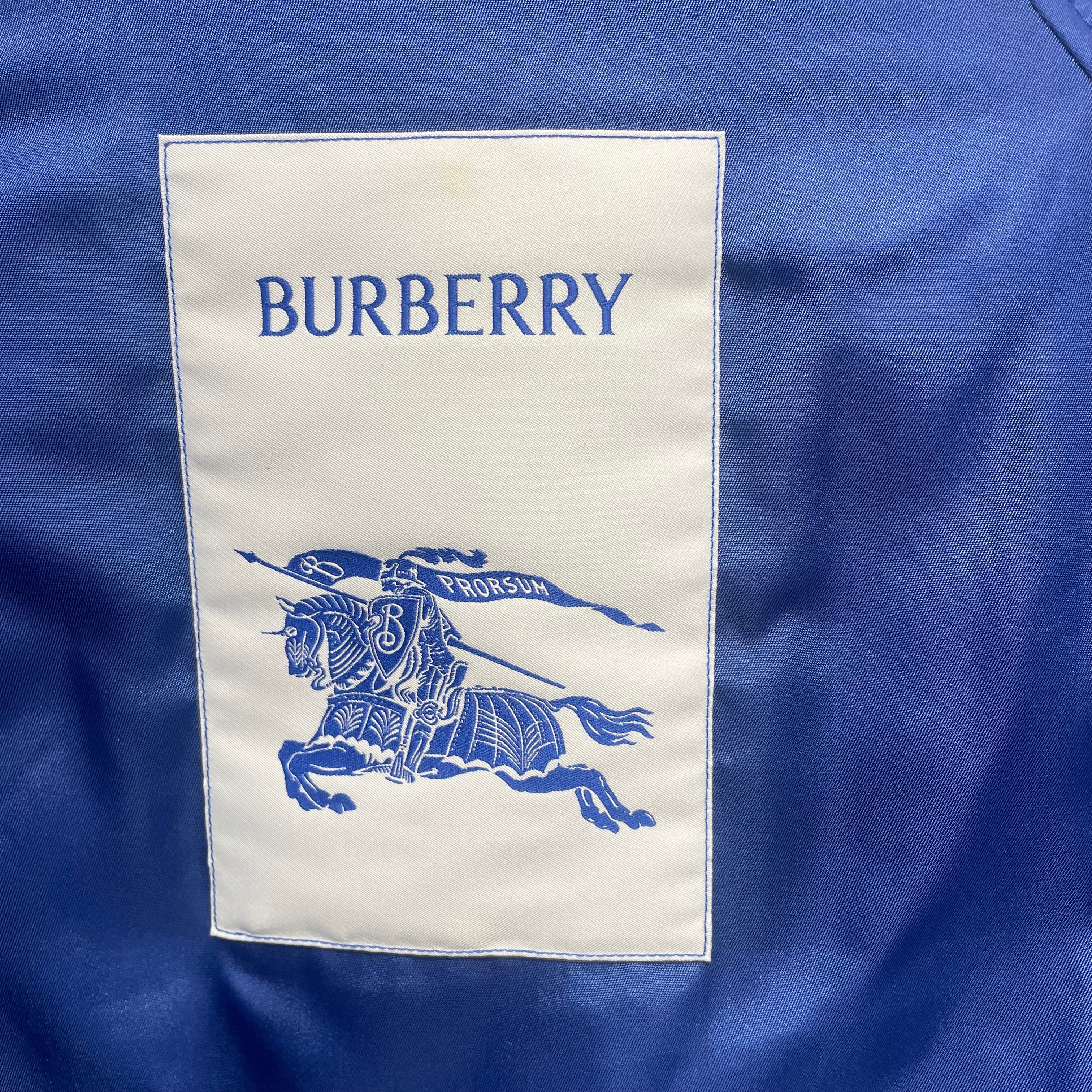 BURBERRY/Jacket/52/Wool/BLU/REVERSIBLE CHECK JACKET view 5
