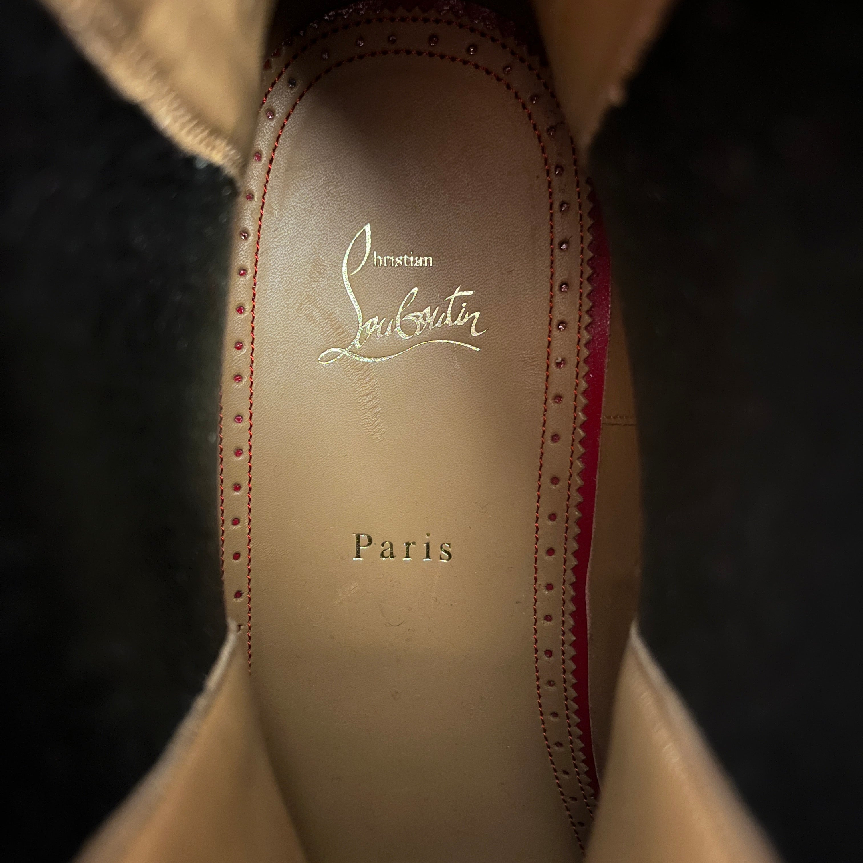 Christian Louboutin/Chelsea Boots/US 11.5/Leather/BLK/Brand New view 3