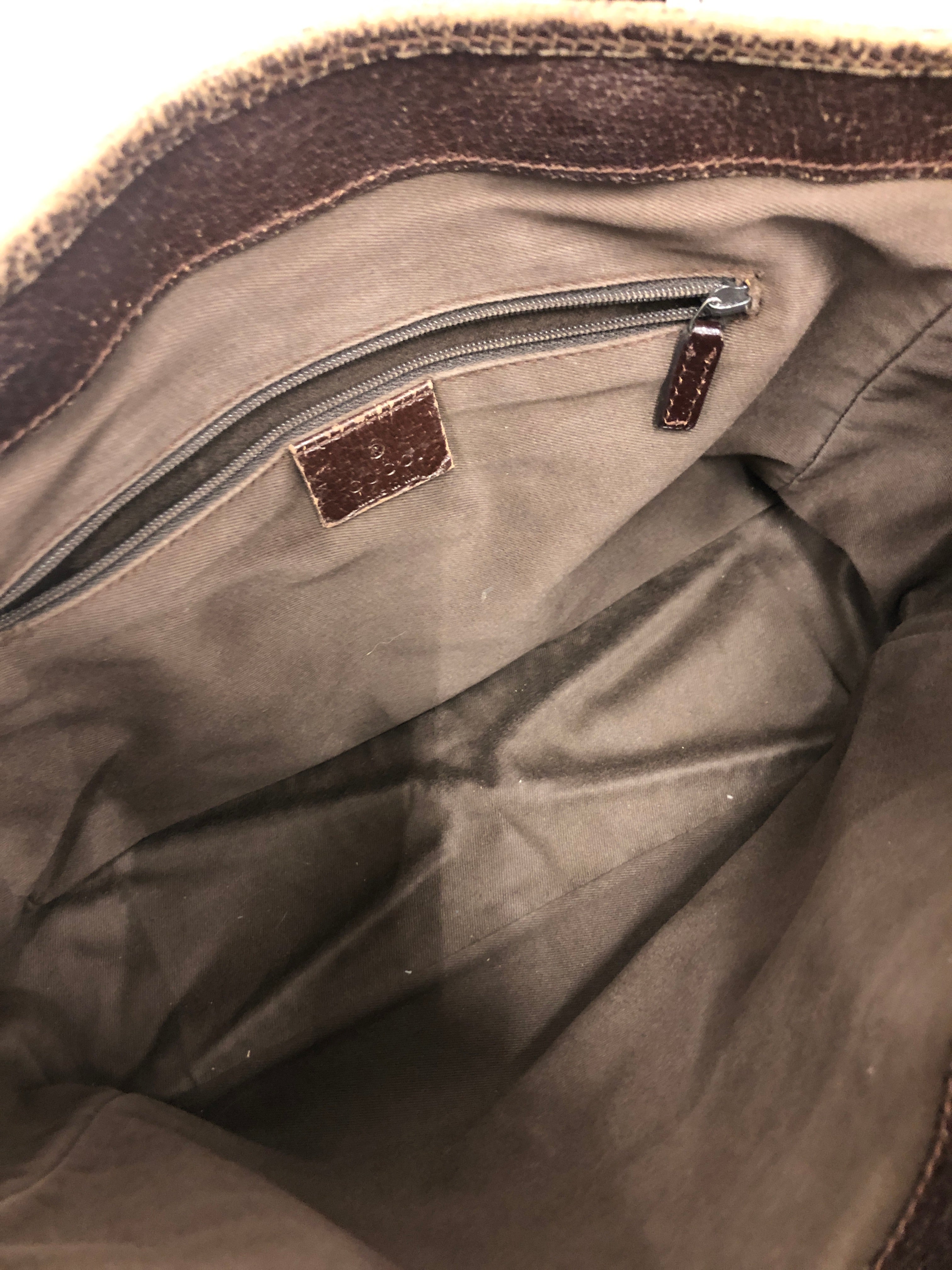 GUCCI/Tote Bag/Monogram/BRW/GG MONO TOTE view 3