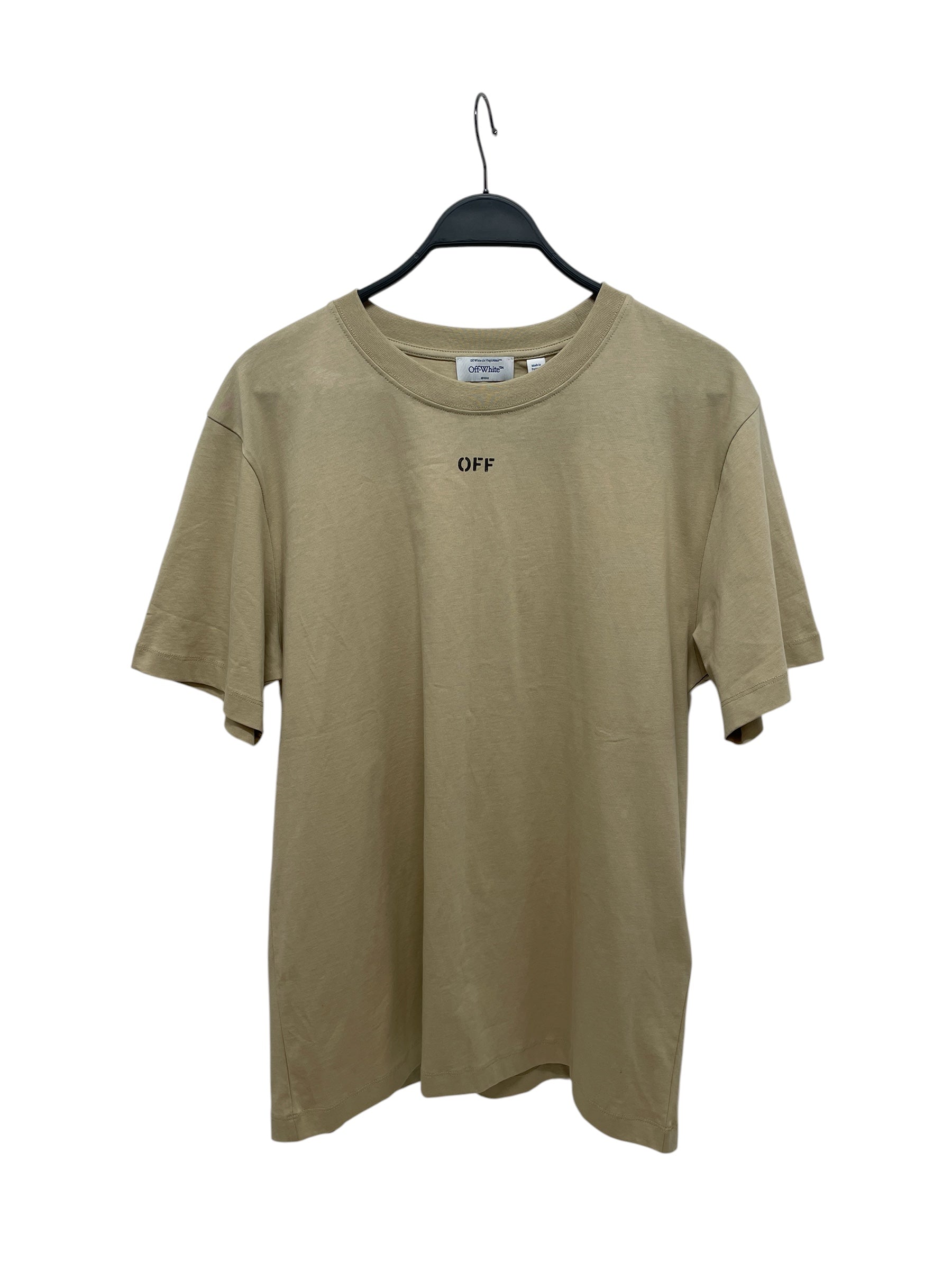 OFF-WHITE/T-Shirt/XL/Cotton/BEG/BEIGE/" OFFWHITE" view 1