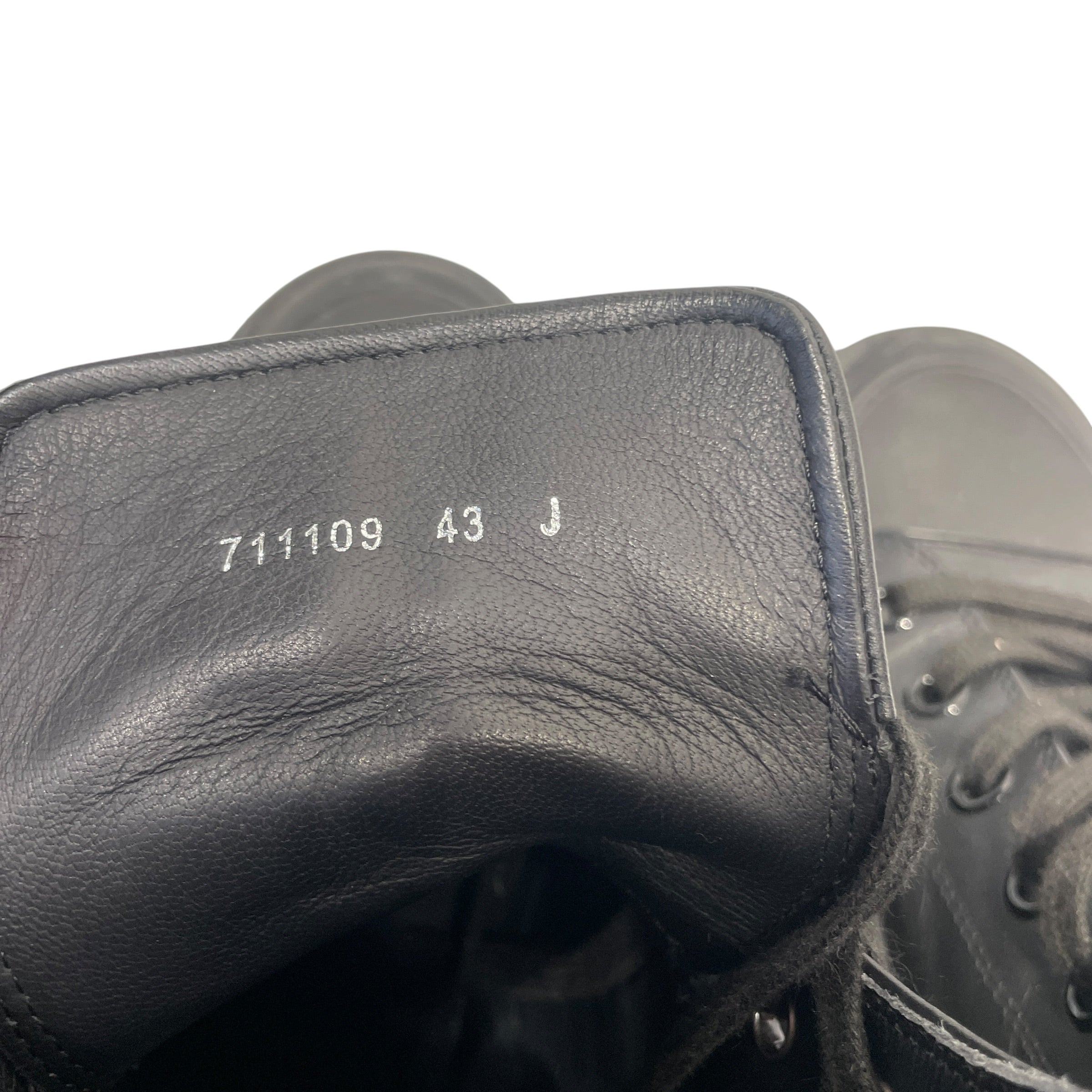 Alexander McQueen/Lace Up Boots/US 10/BLK/ view 3