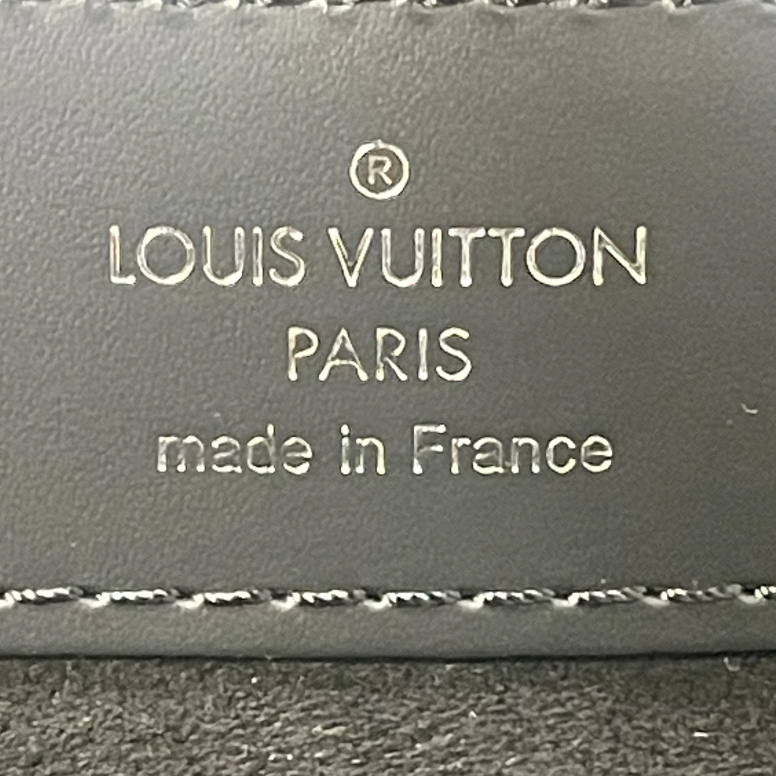 LOUIS VUITTON/Monogram/Leather/BLK/Watch case view 5