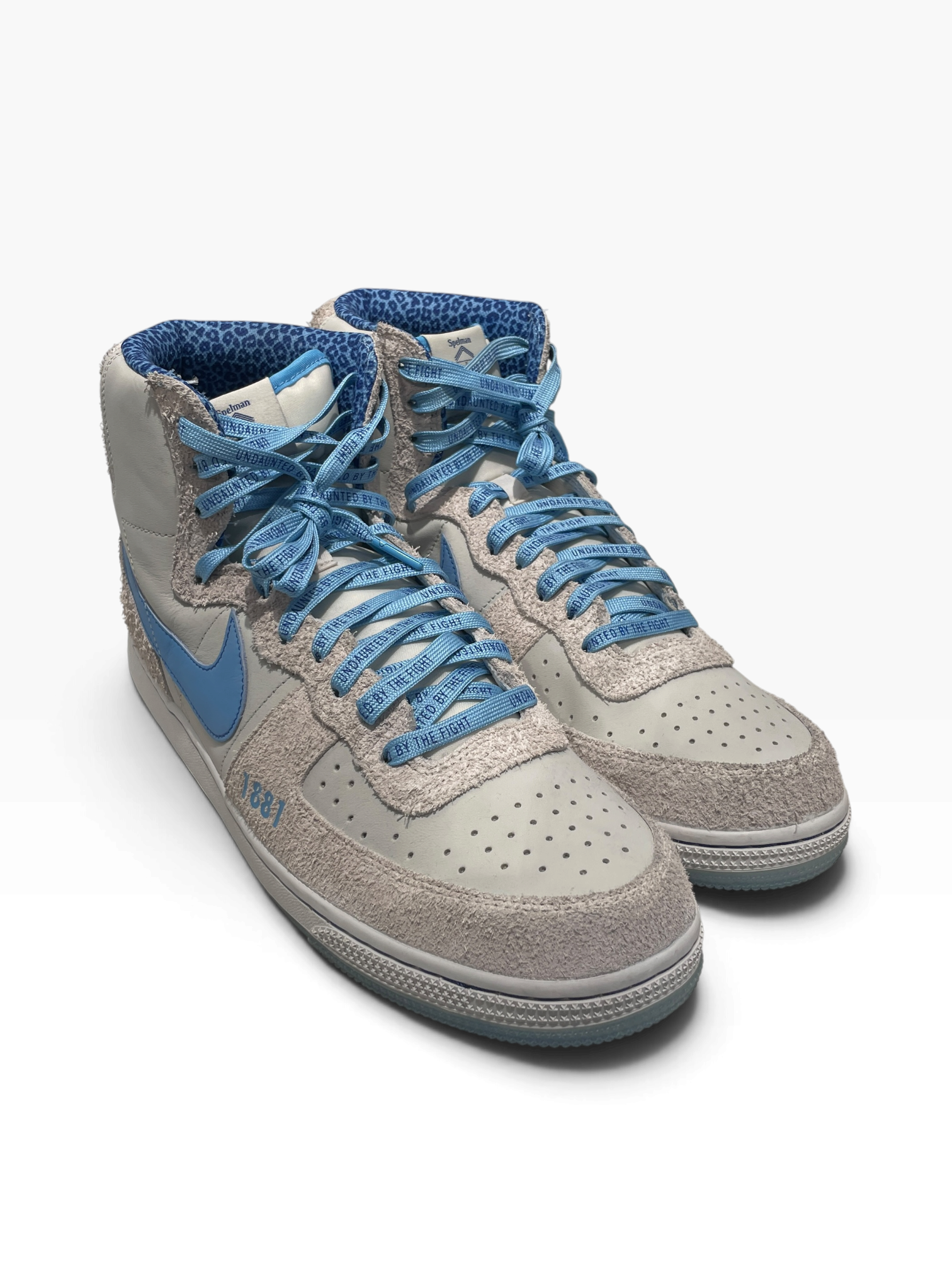 NIKE/Hi-Sneakers/US 14/Cotton/CRM/terminator spelman view 1