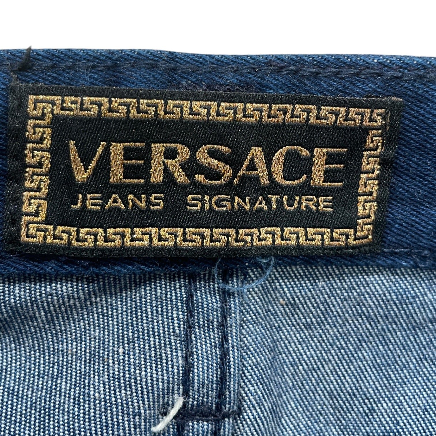 VERSACE JEANS COUTURE/Skinny Pants/28/Cotton/BLU/High-waisted/GOLD HARDWER view 3