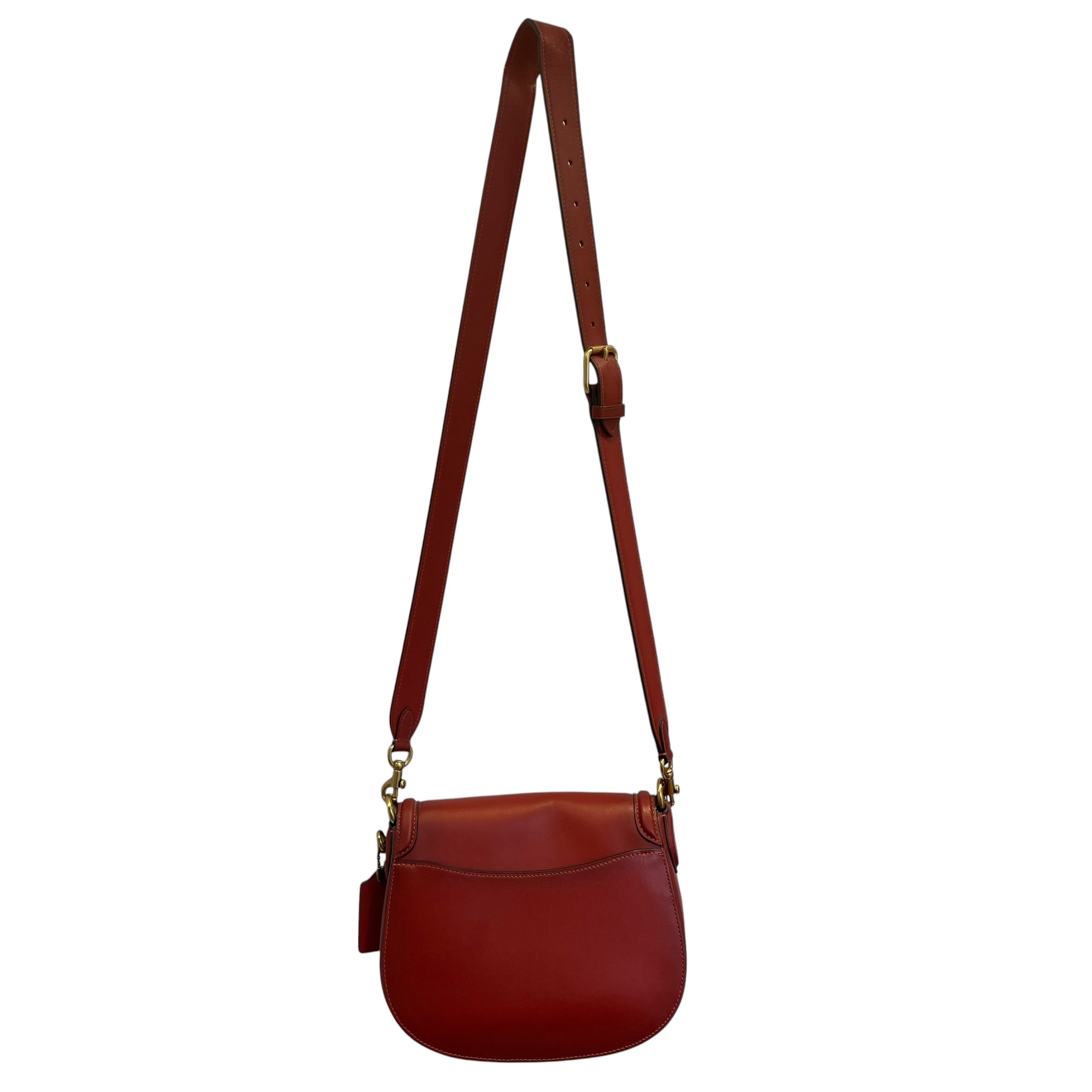 COACH/Cross Body Bag/Leather/RED/BEAT SADDLE BAG/L2022C0749 view 2